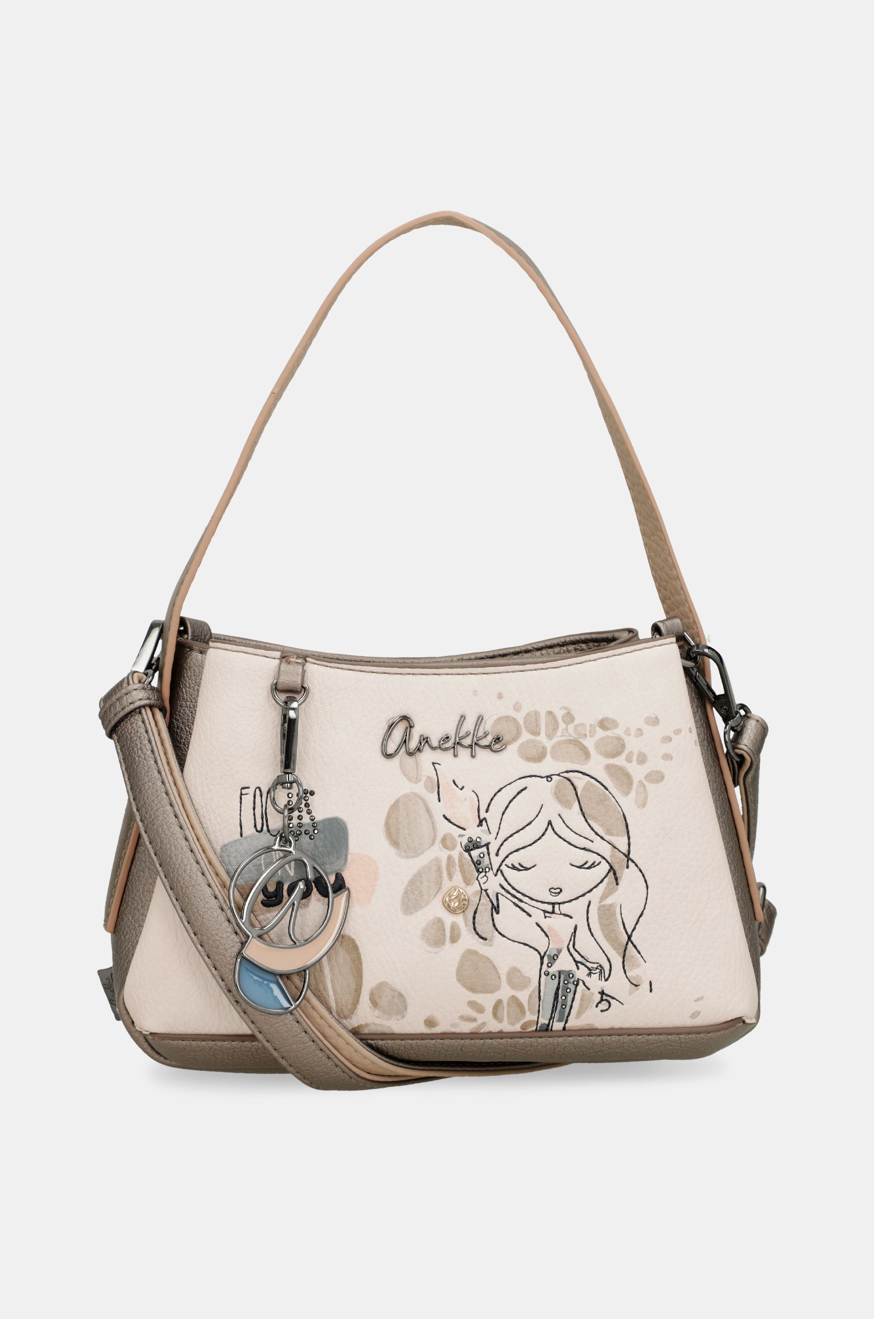 Short-handle bag and crossbody bag Olympia