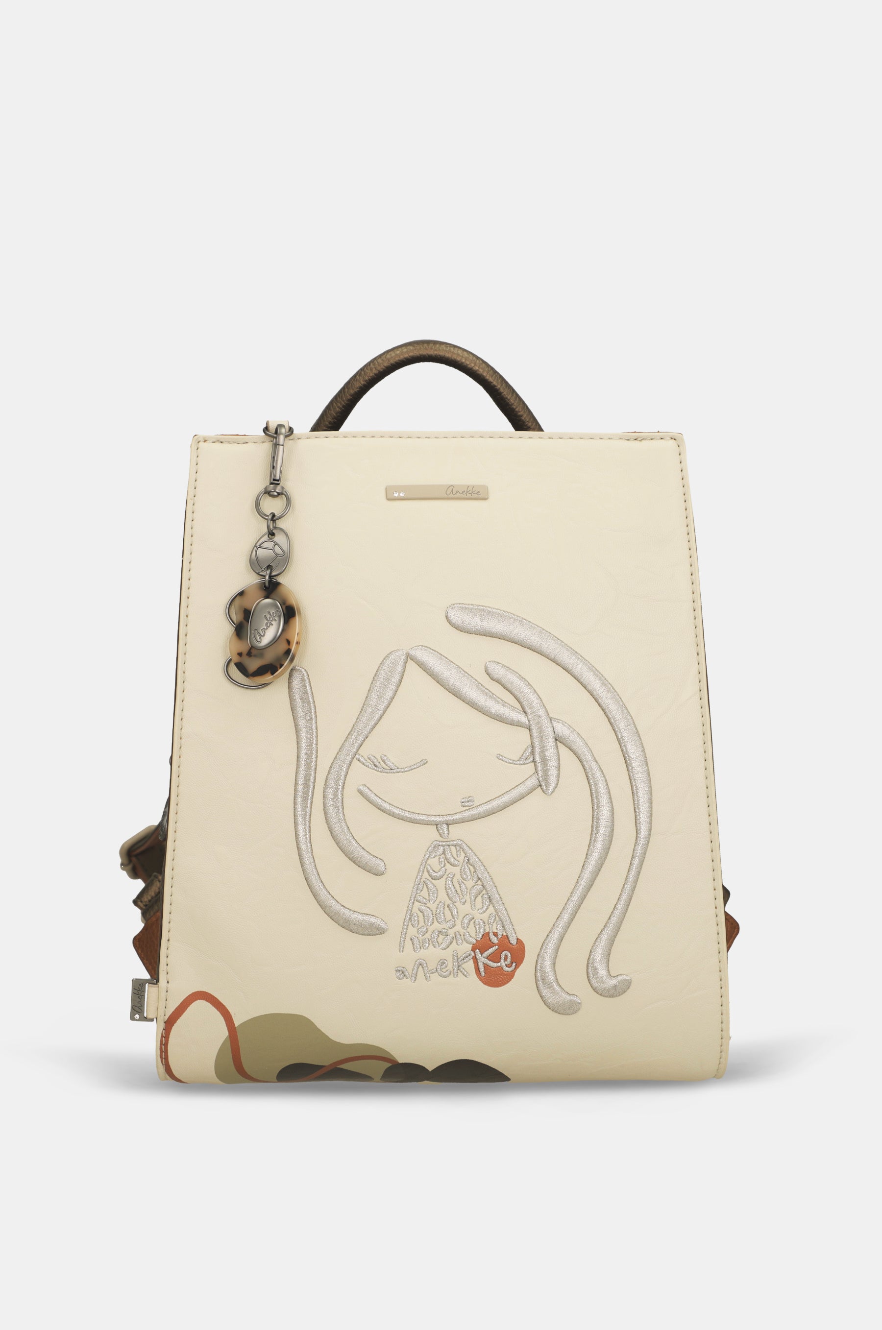 gaia 4g logo mini backpack Square Women Anekke Gaia Multifunctional Multicolor