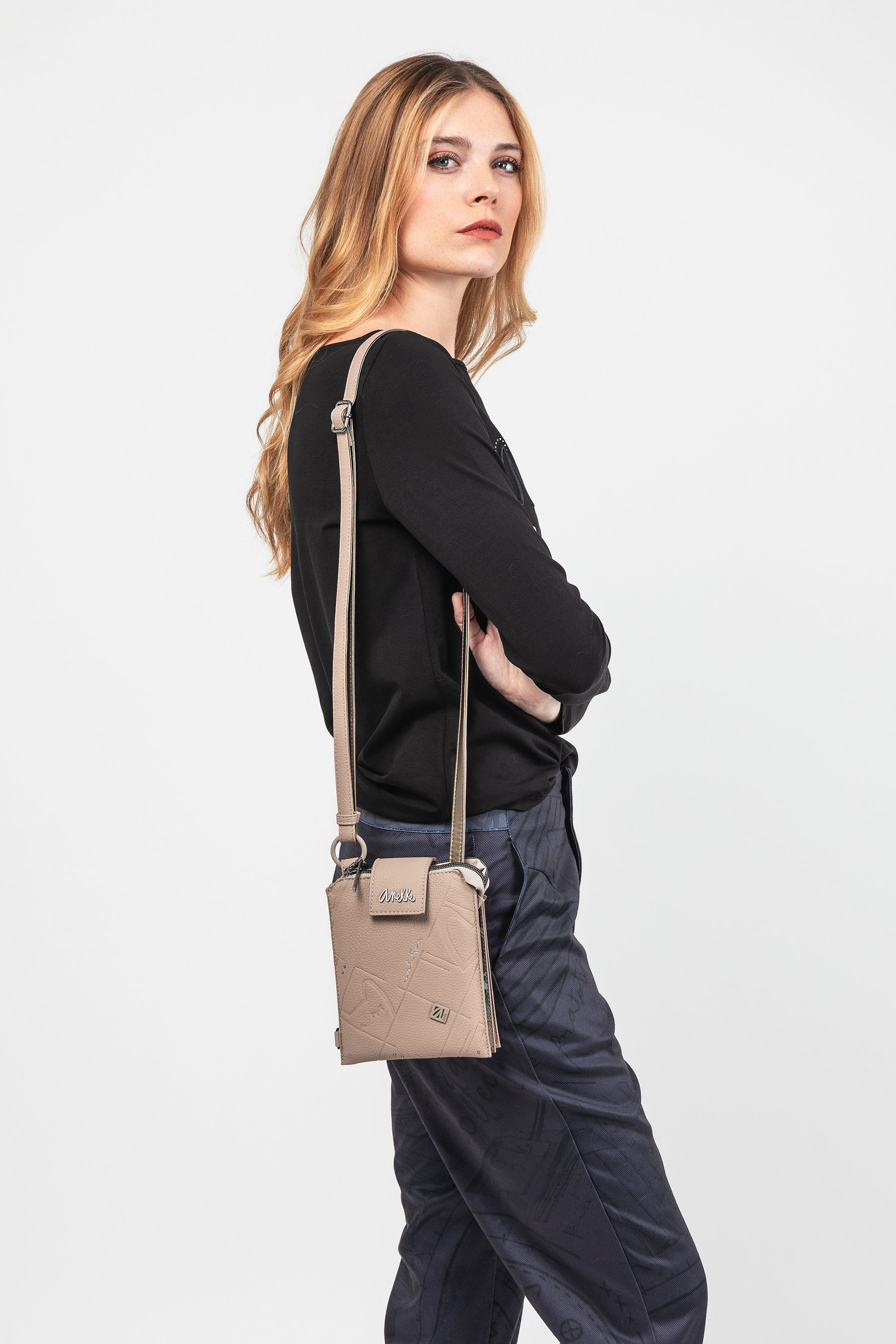 Evolution mini crossbody bag with flap