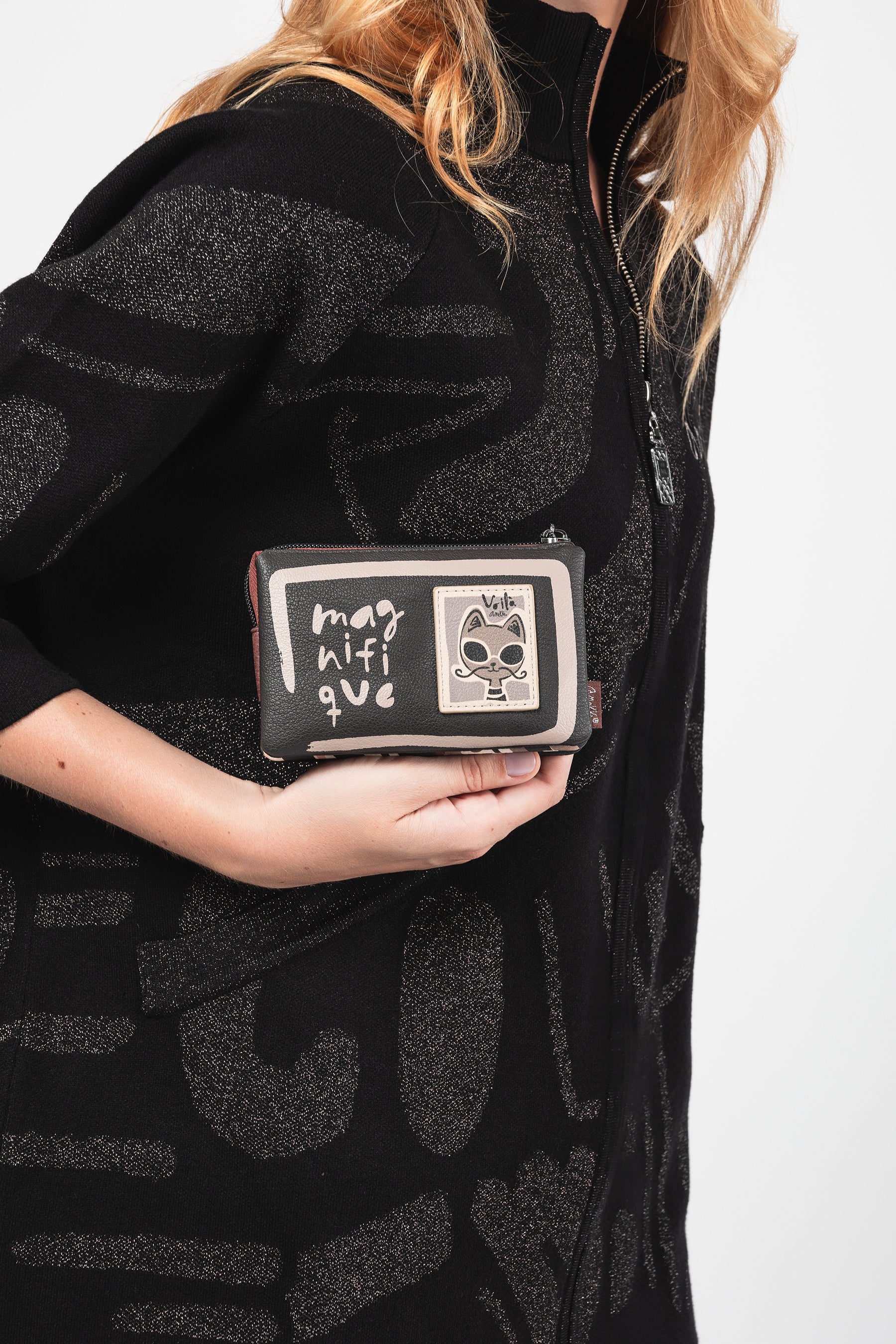 Mademoiselle 3-compartment coin purse