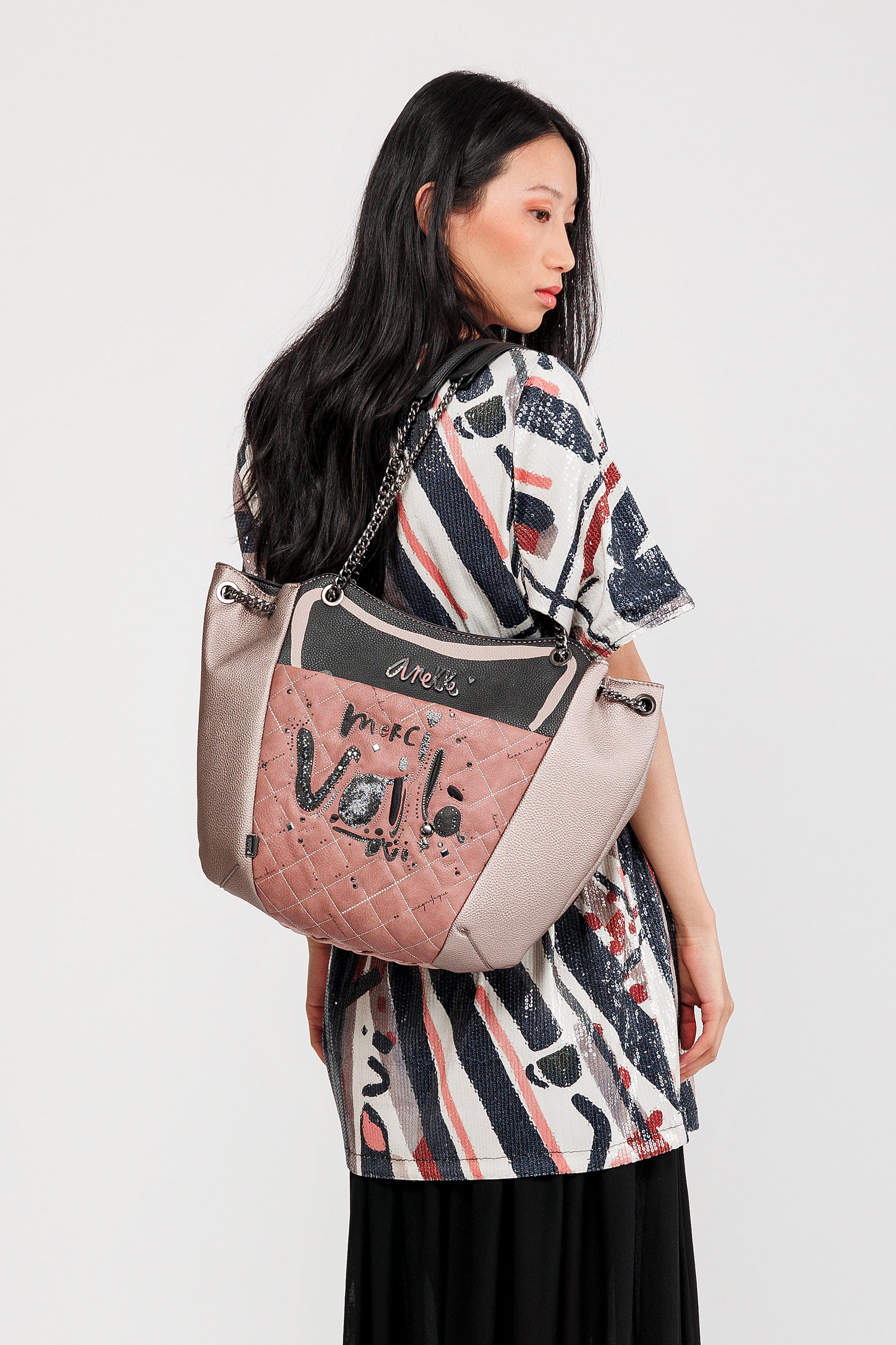 Parisian large tote bag