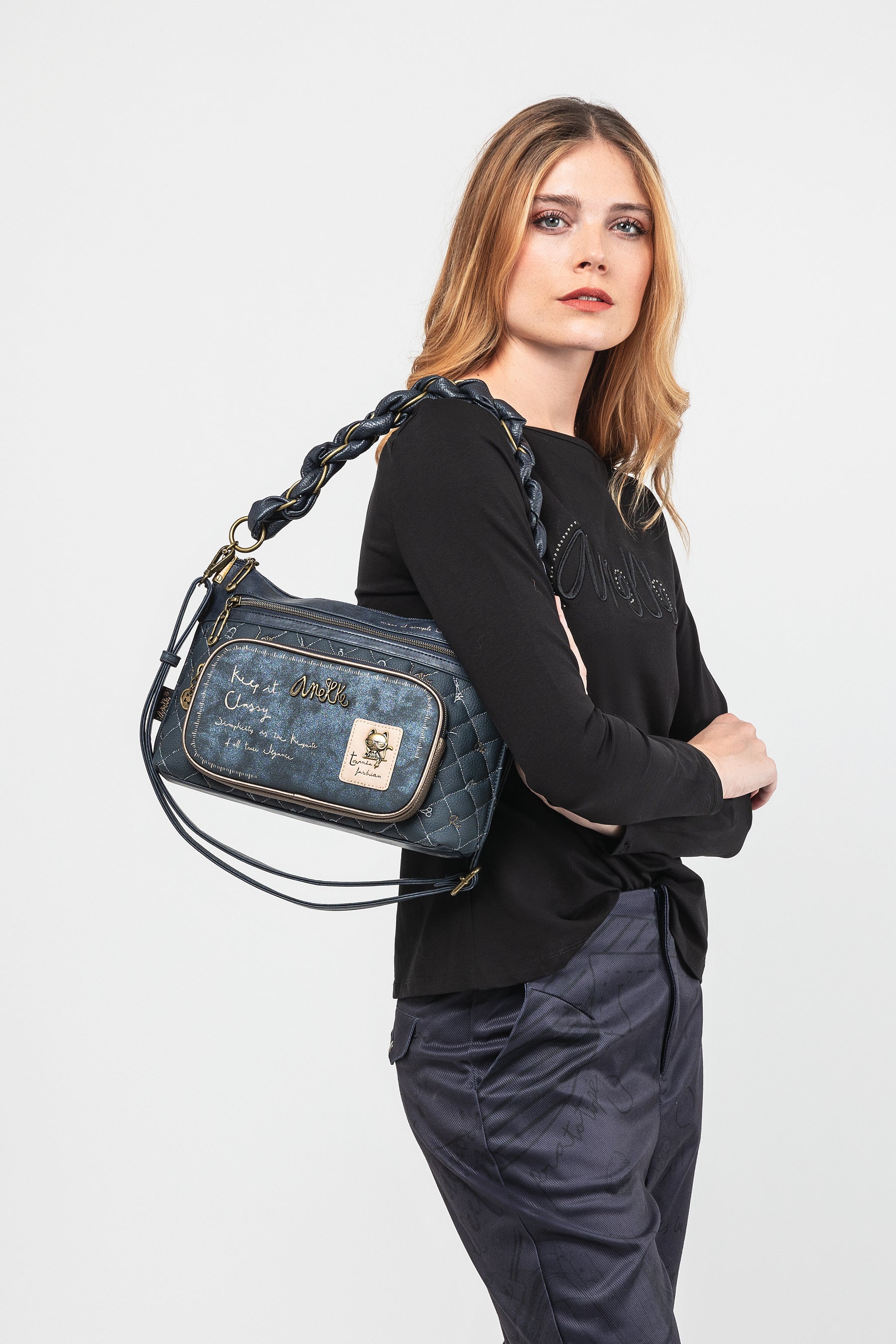 Boutique short-handle crossbody bag