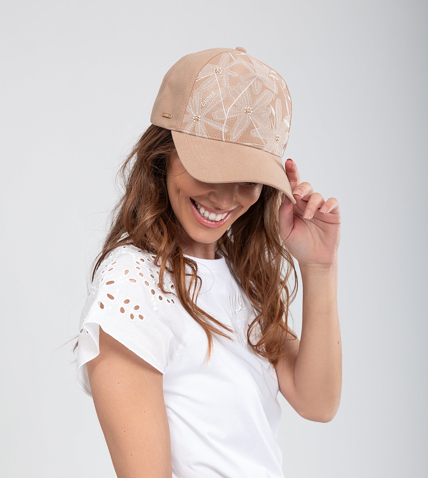 Beige cap