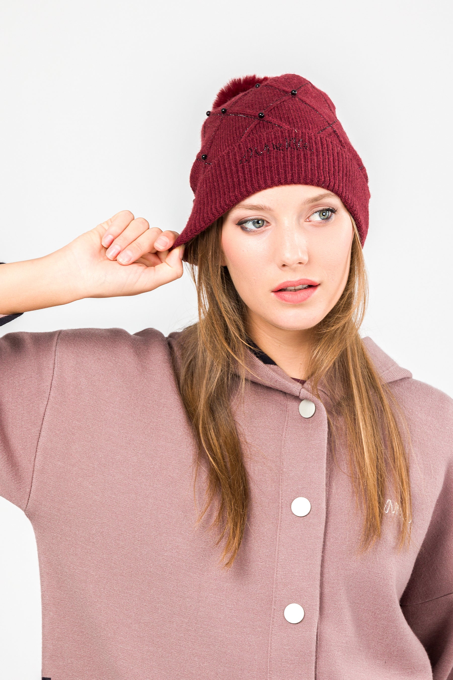 Mademoiselle knitted beanie