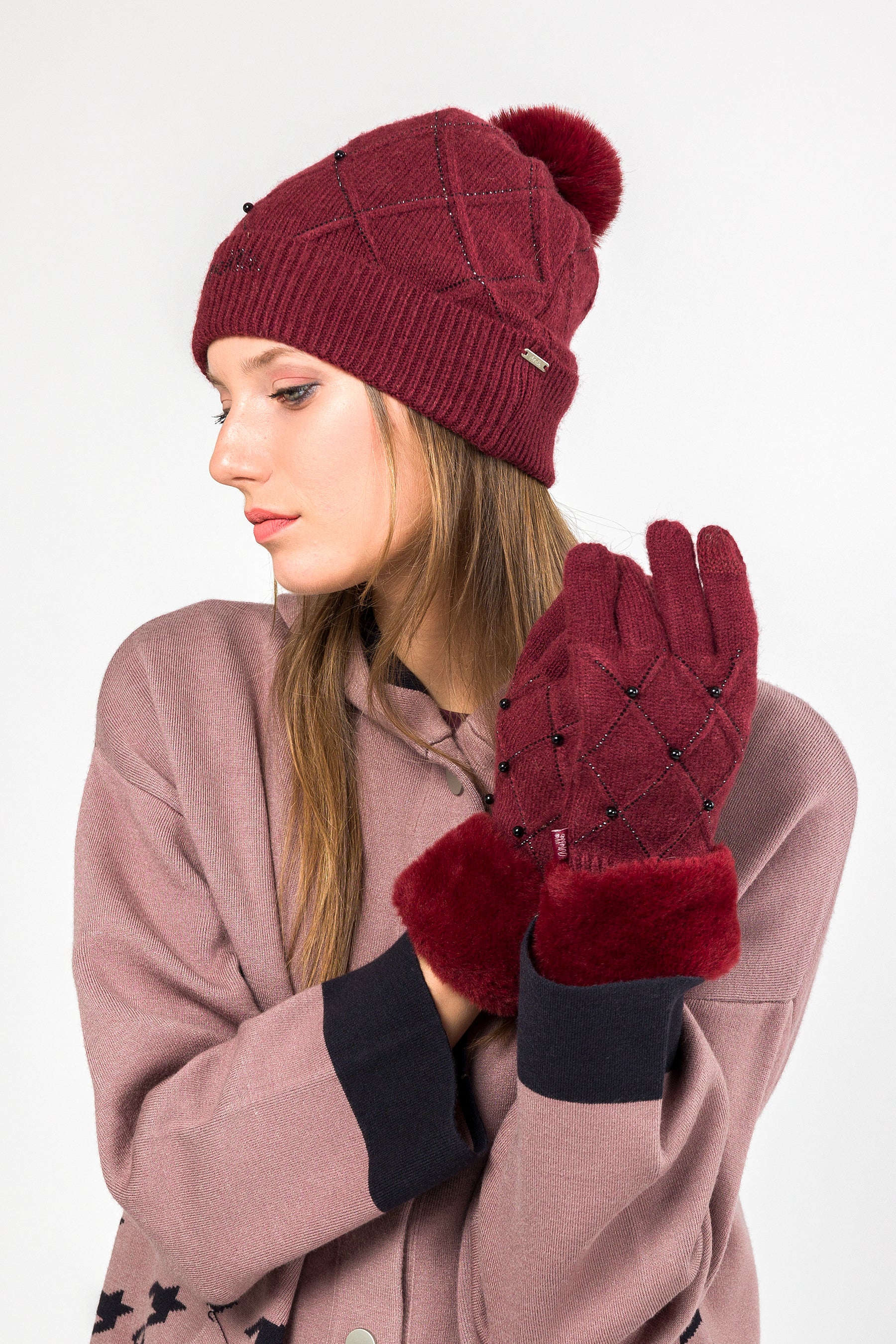 Mademoiselle knitted gloves