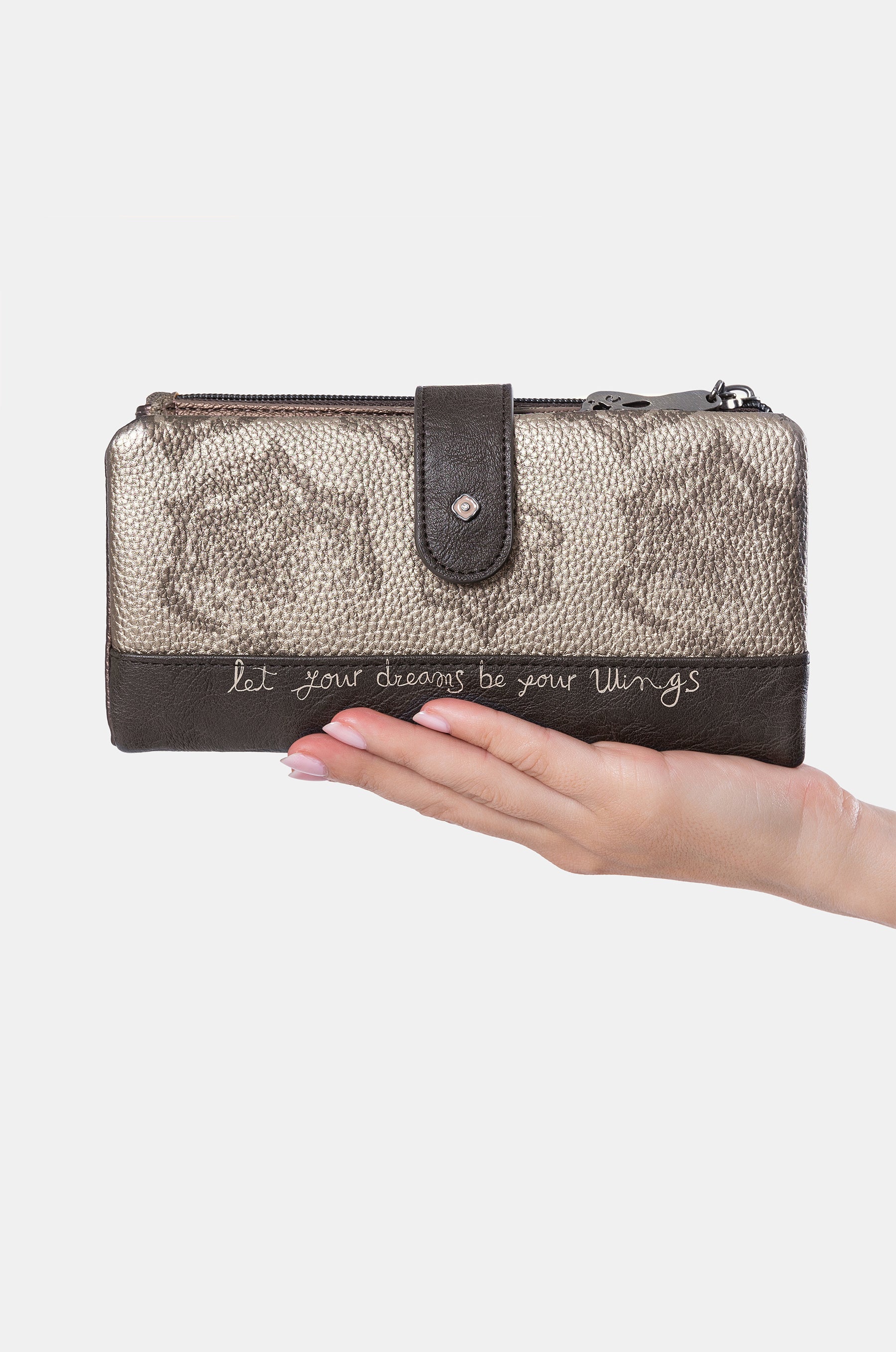 Real flexible large RFID wallet