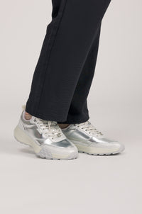 Silver sneakers