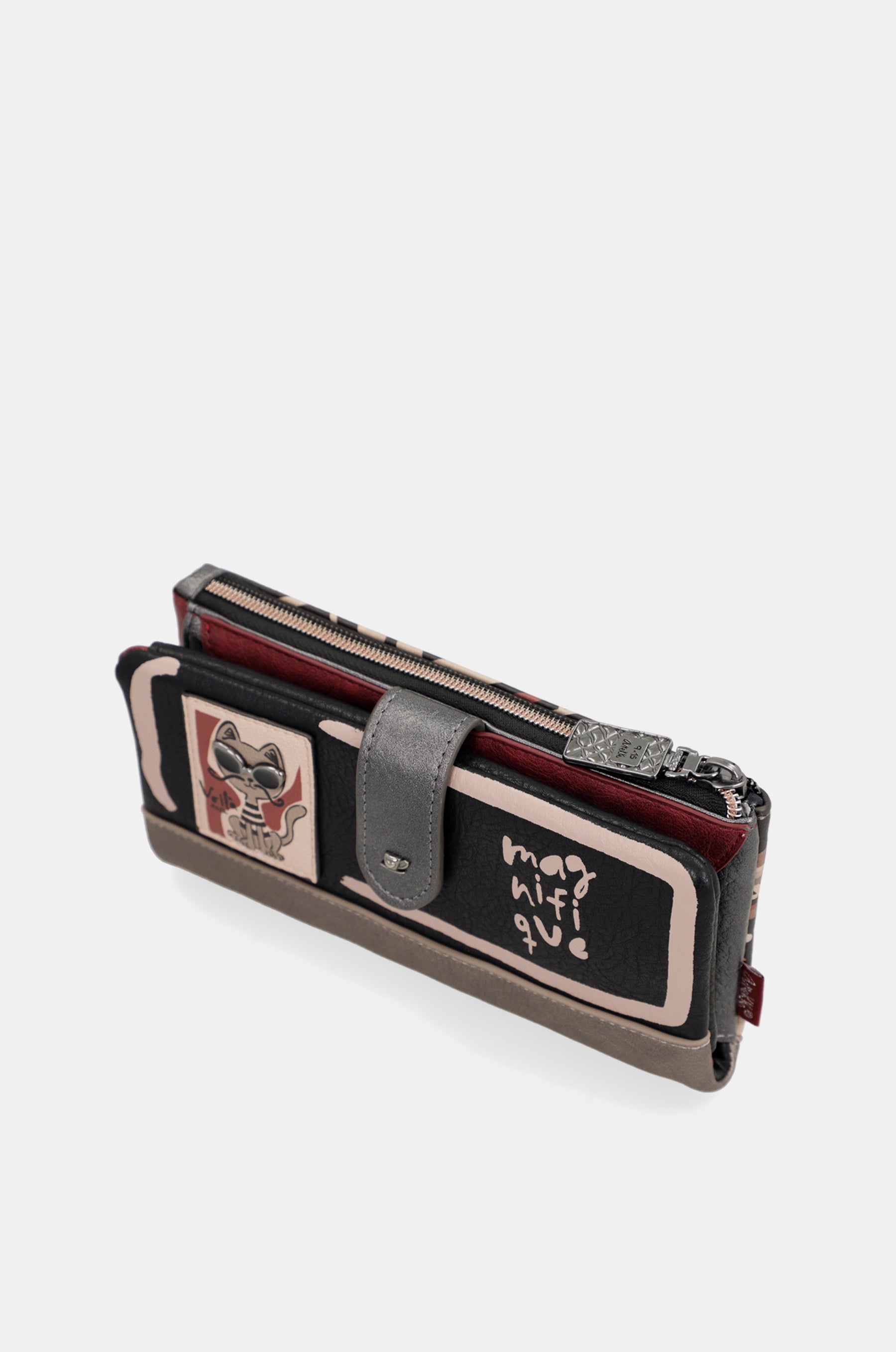 Parisian flexible large RFID wallet
