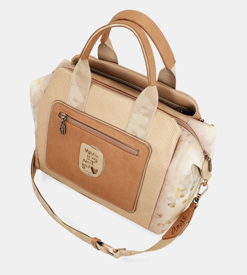 Bowling bag with crossbody strap Memories