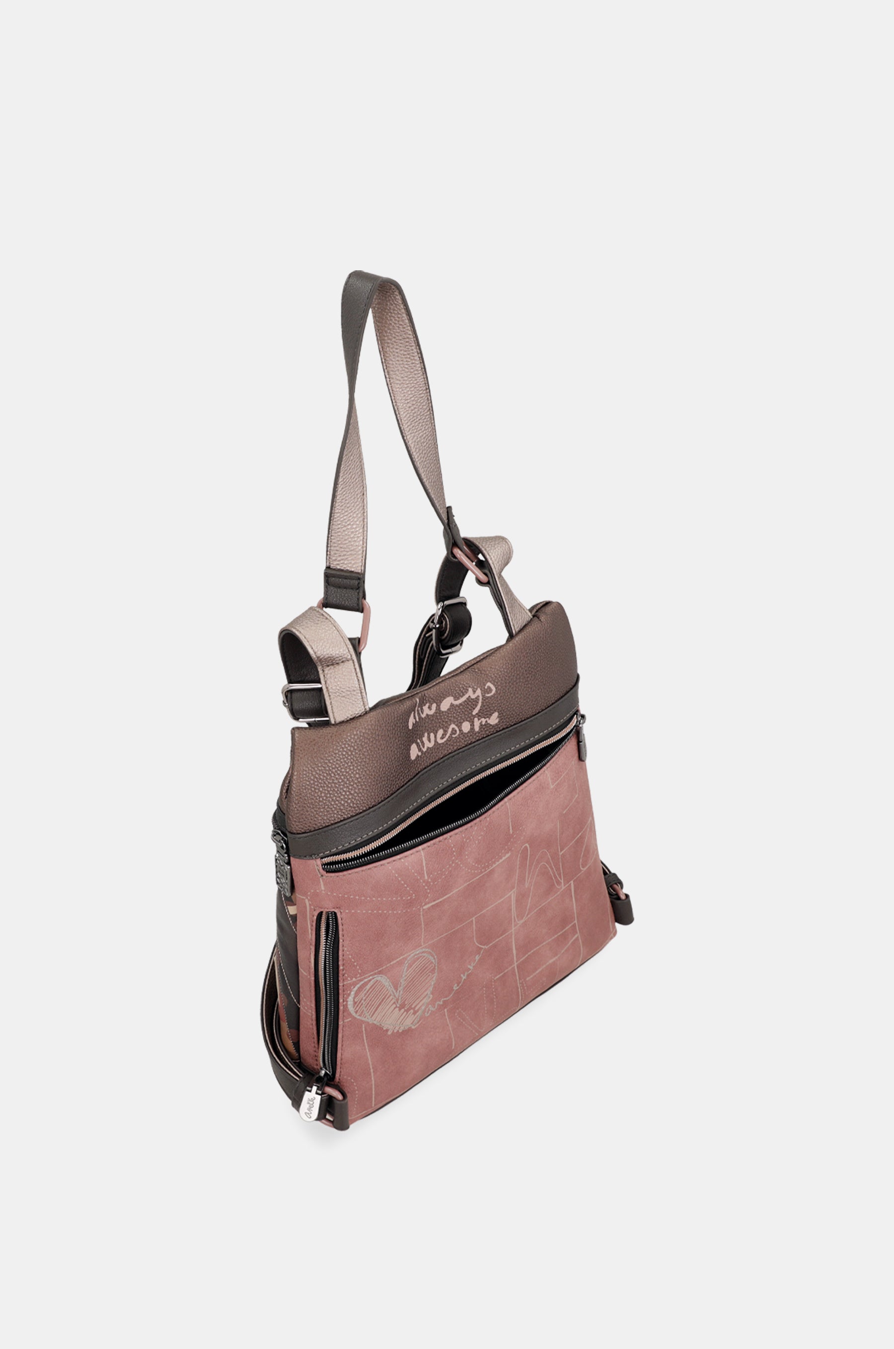 Parisian anti-theft backpack
