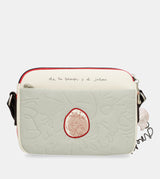 Oval flap crossbody bag Alma