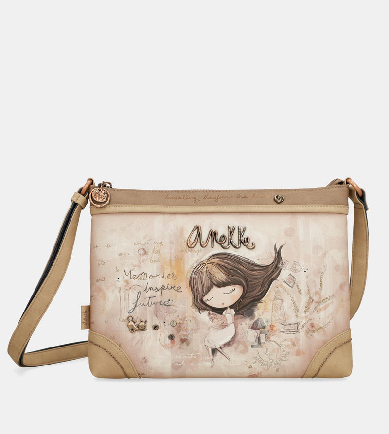 Large printed crossbody bag Memories