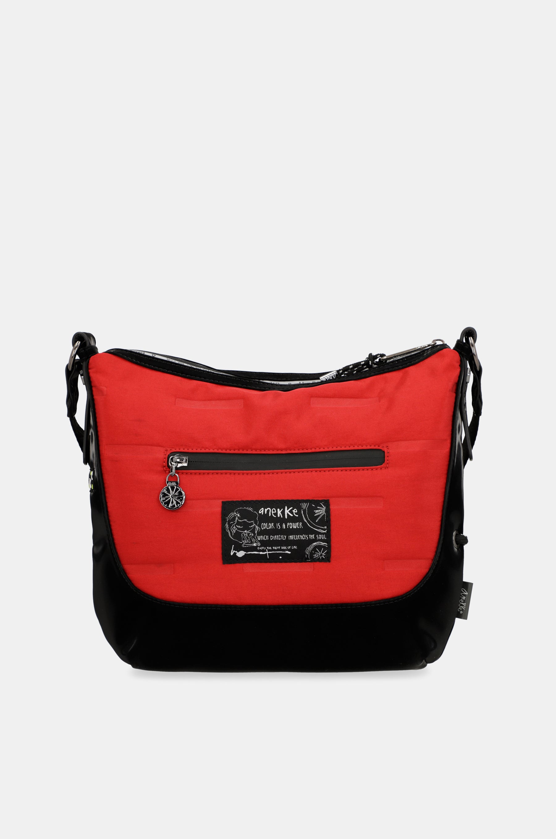 Nature Colors red large shoulder bag