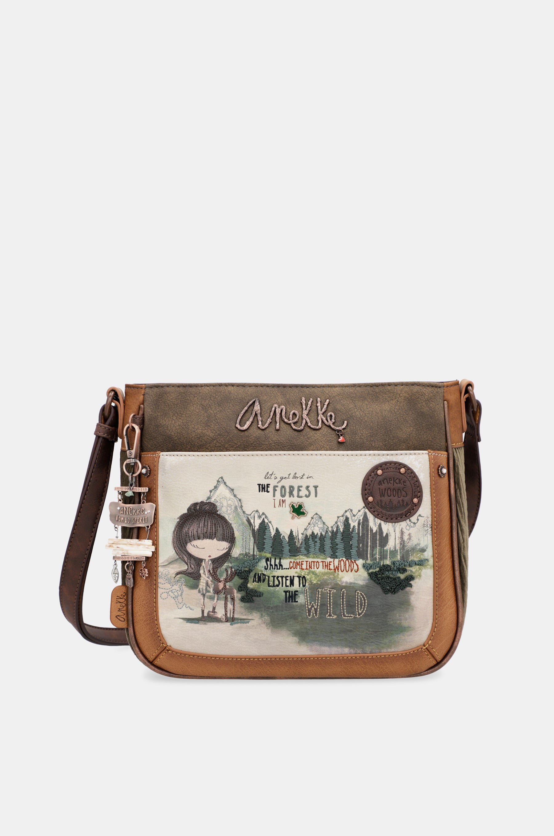The Forest medium printed shoulder bag