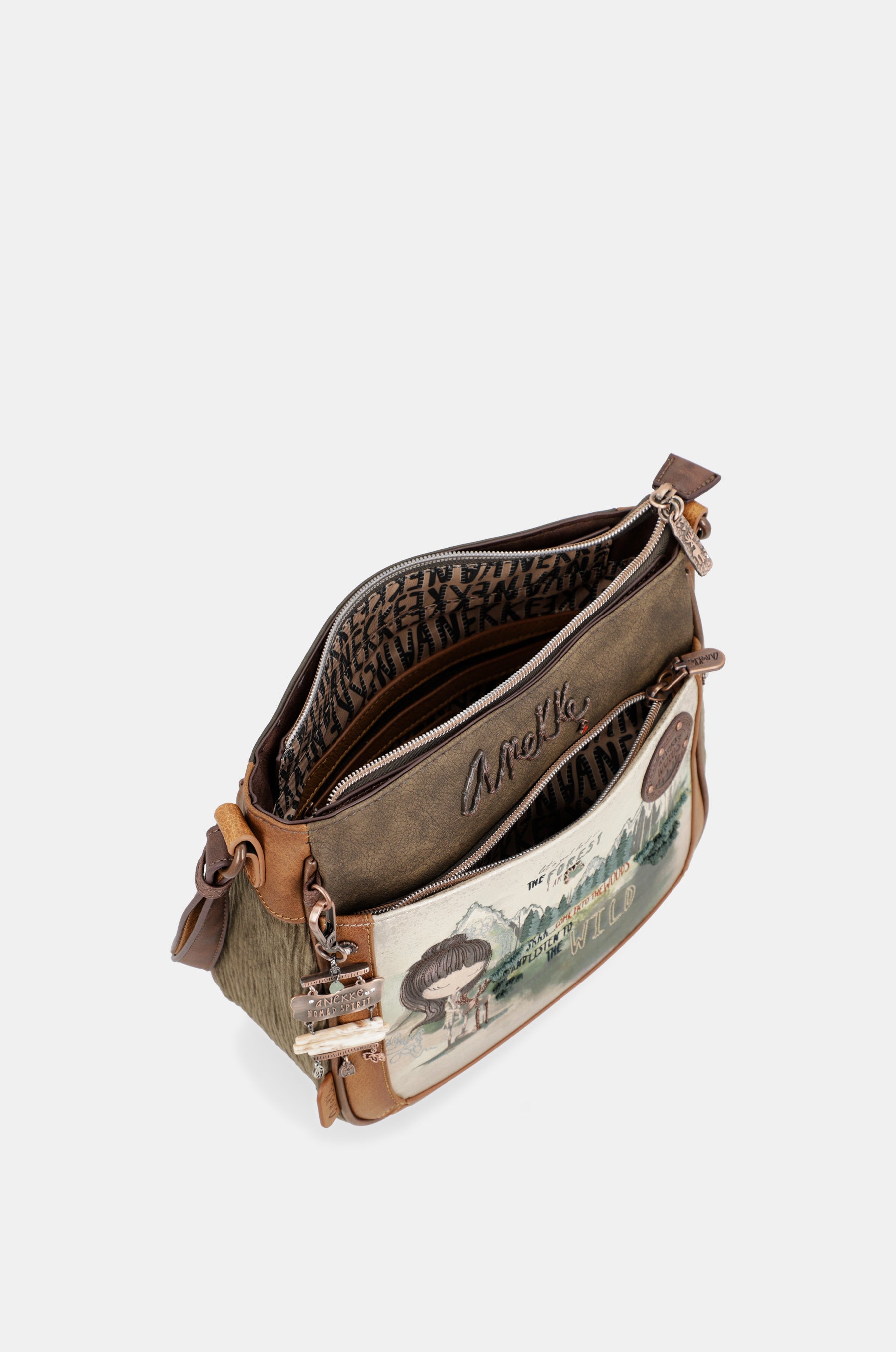 The Forest medium printed shoulder bag