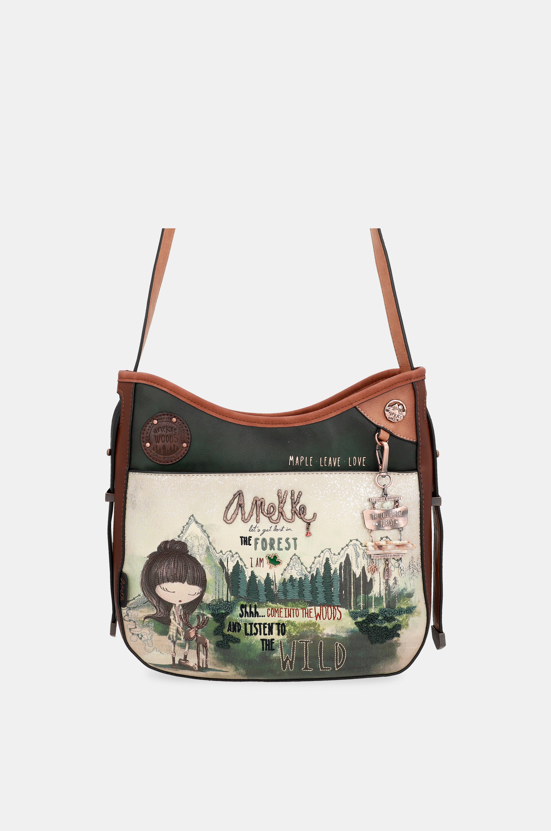 The Forest wide handle messenger bag