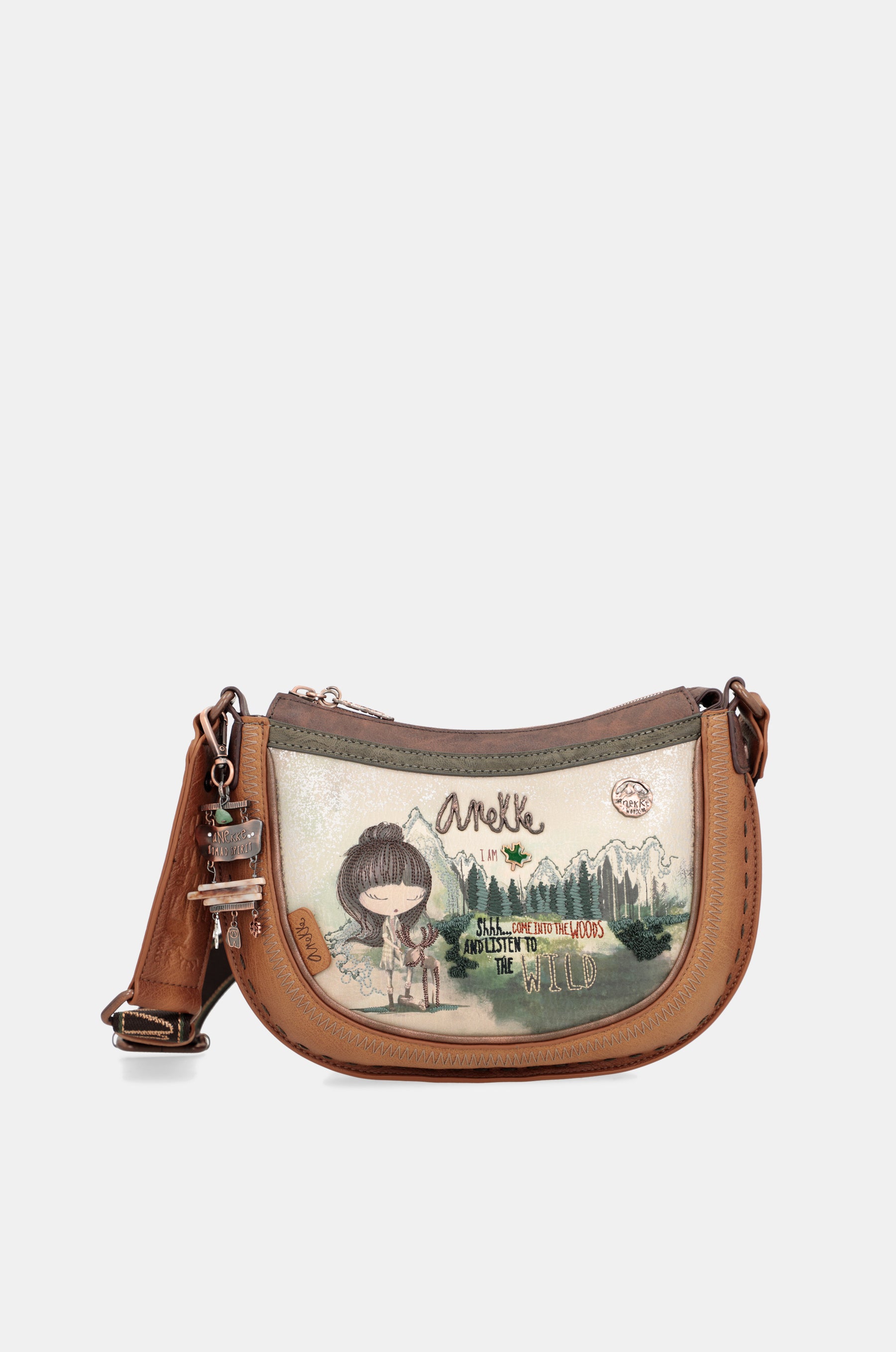 The Forest oval shoulder bag