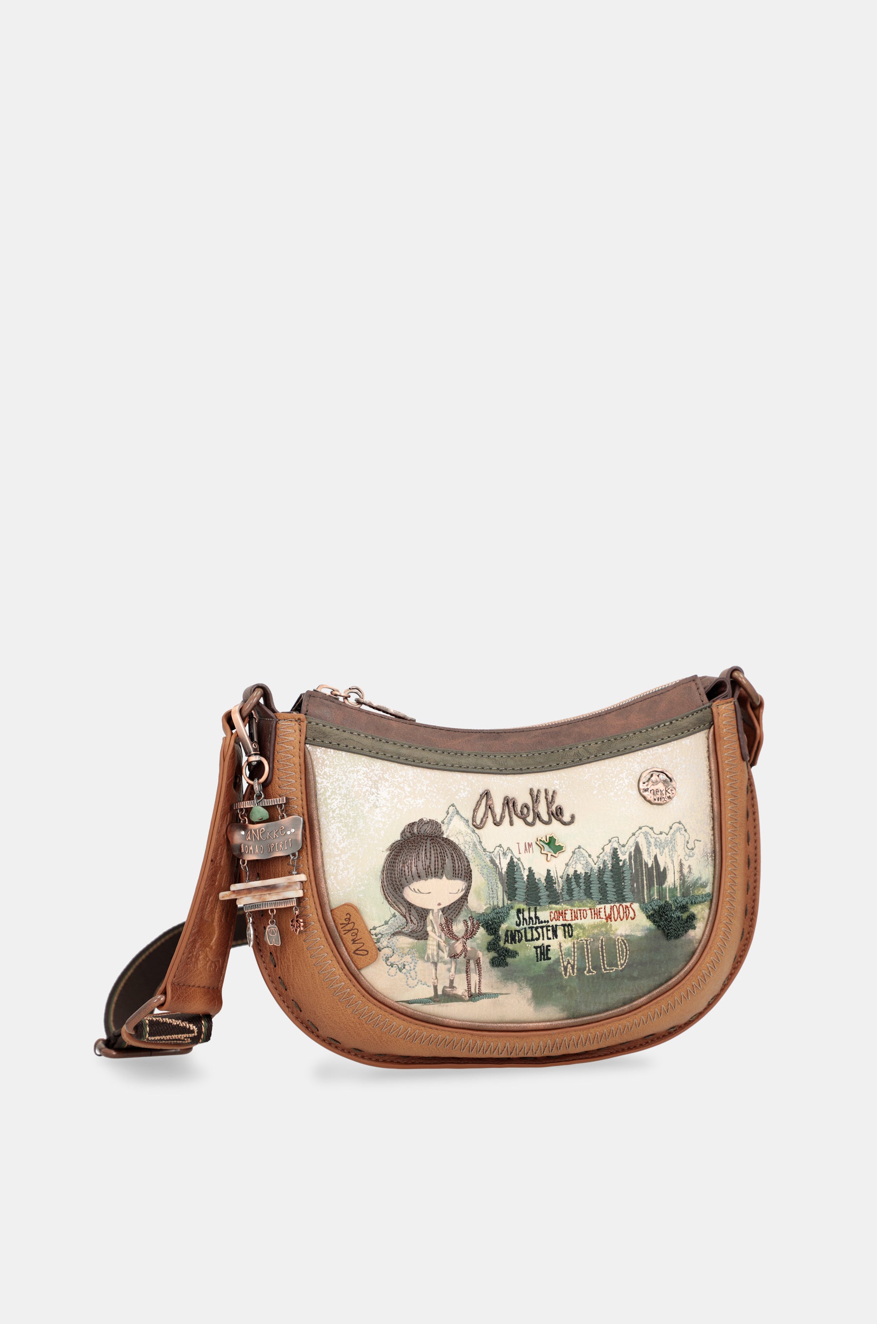 The Forest oval shoulder bag