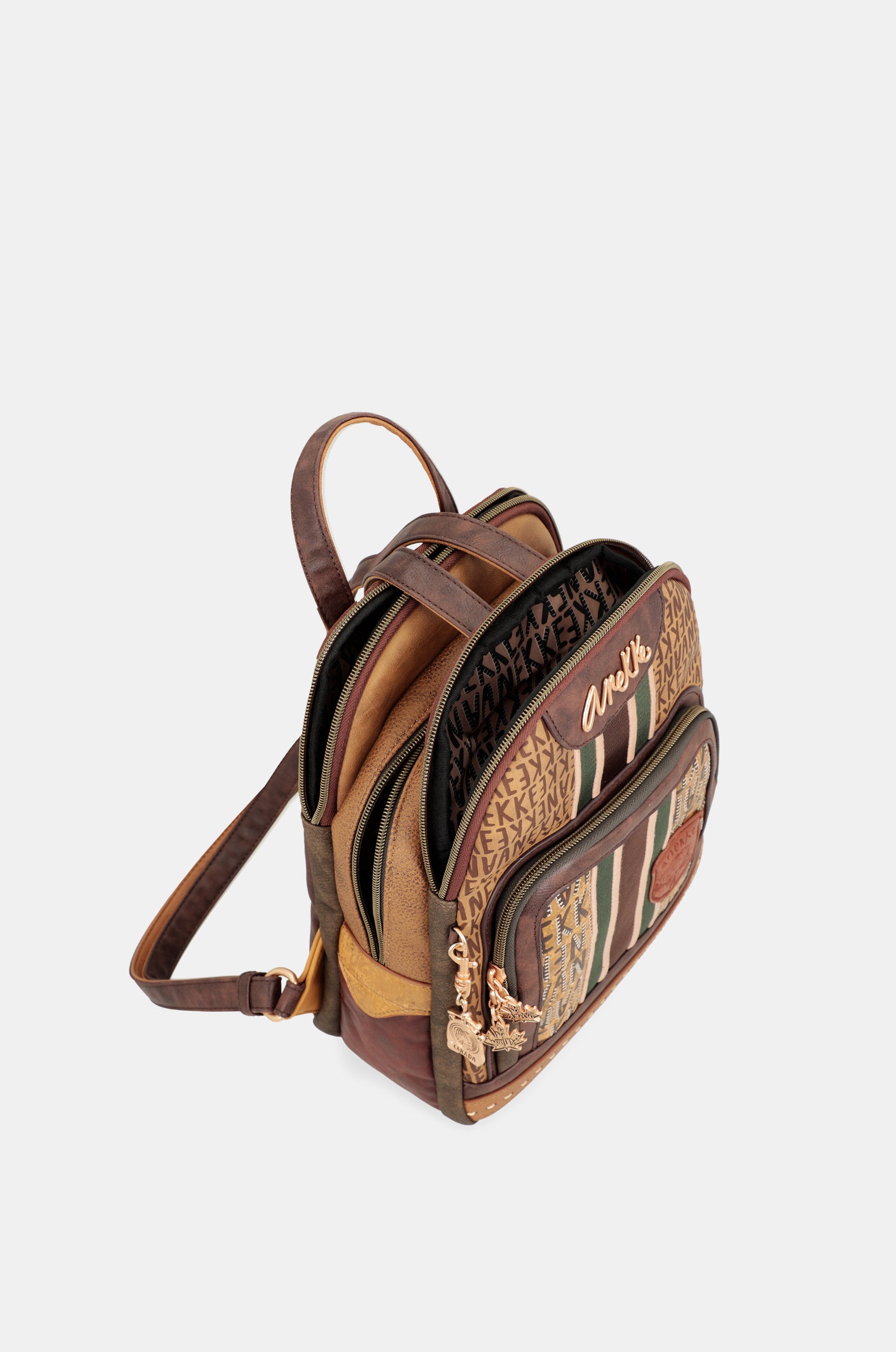 Urban triple compartment backpack