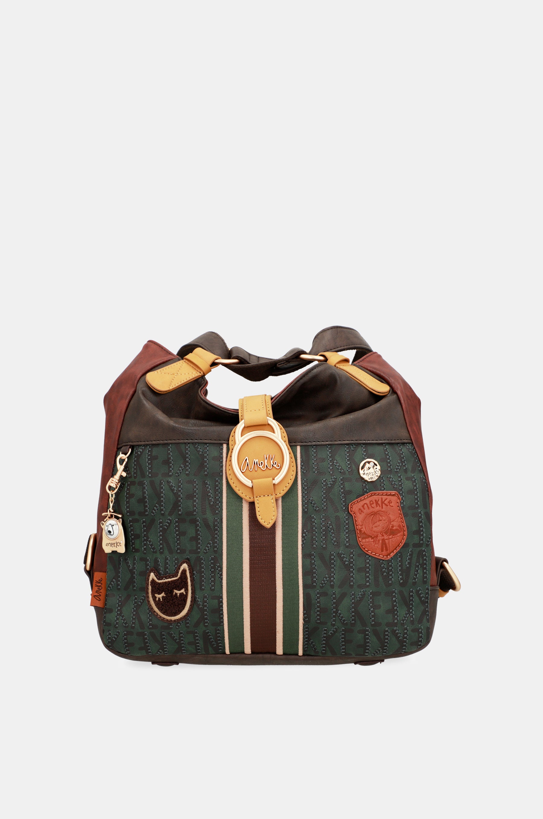 Urban shoulder bag convertible into a backpack