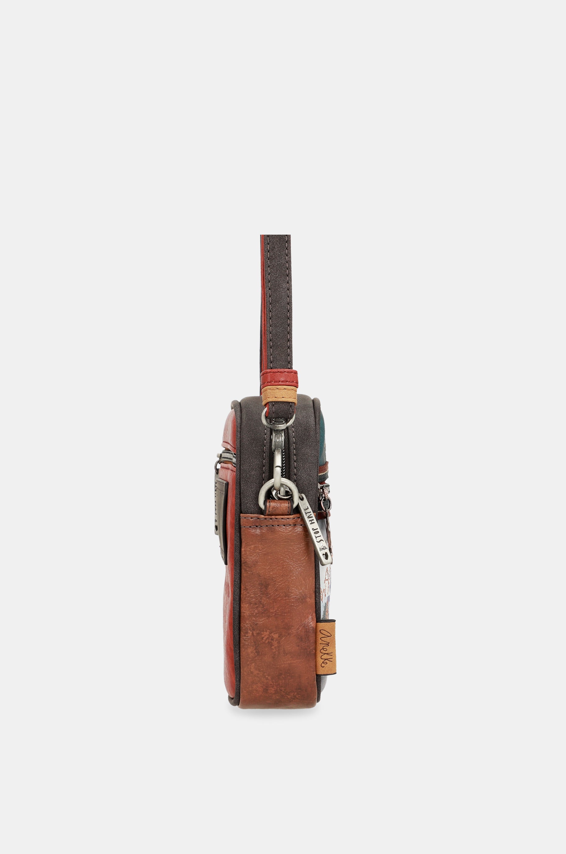Mini shoulder bag with front pocket Voice