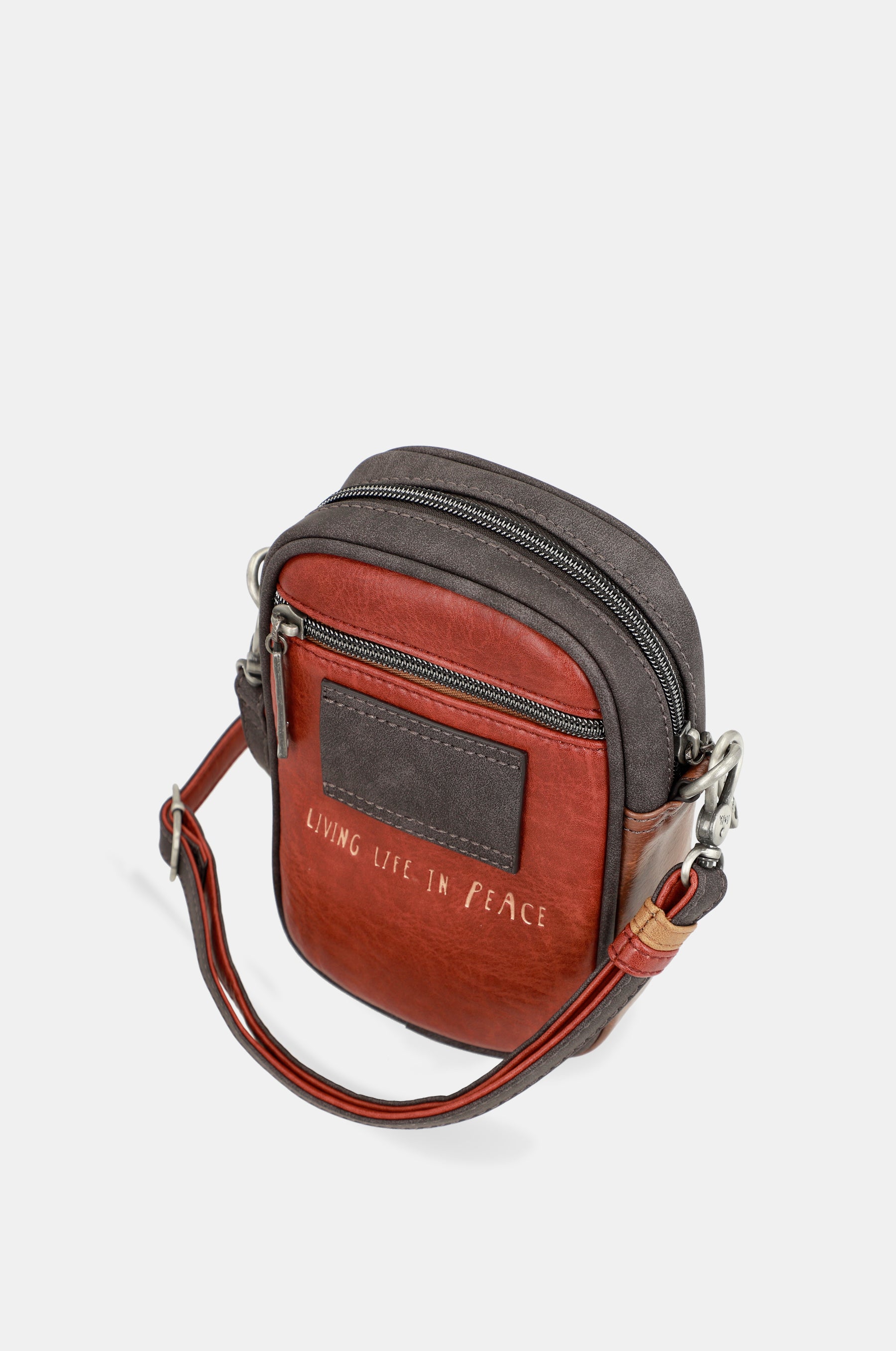 Mini shoulder bag with front pocket Voice
