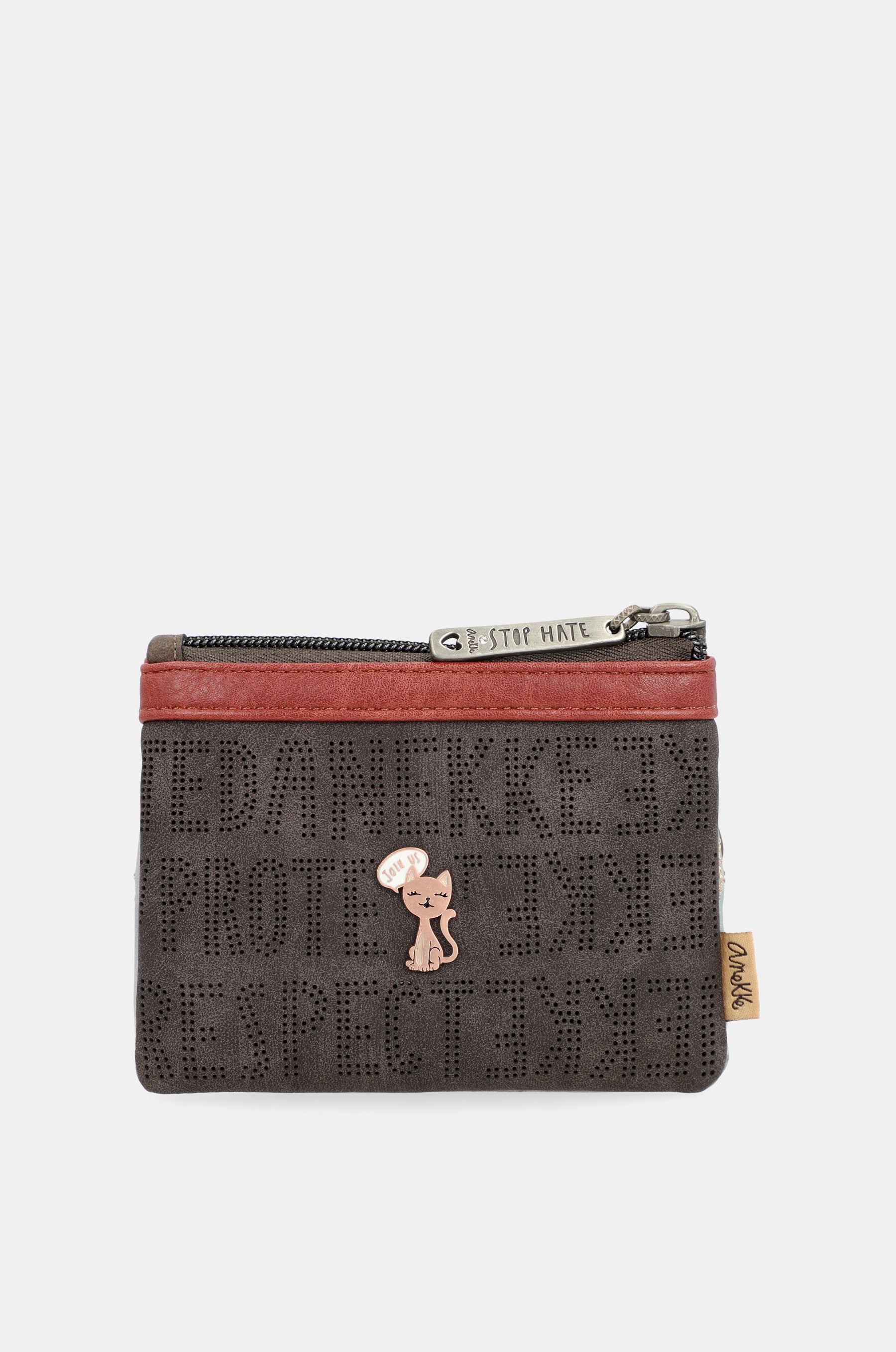 Double zipper coin purse Voice