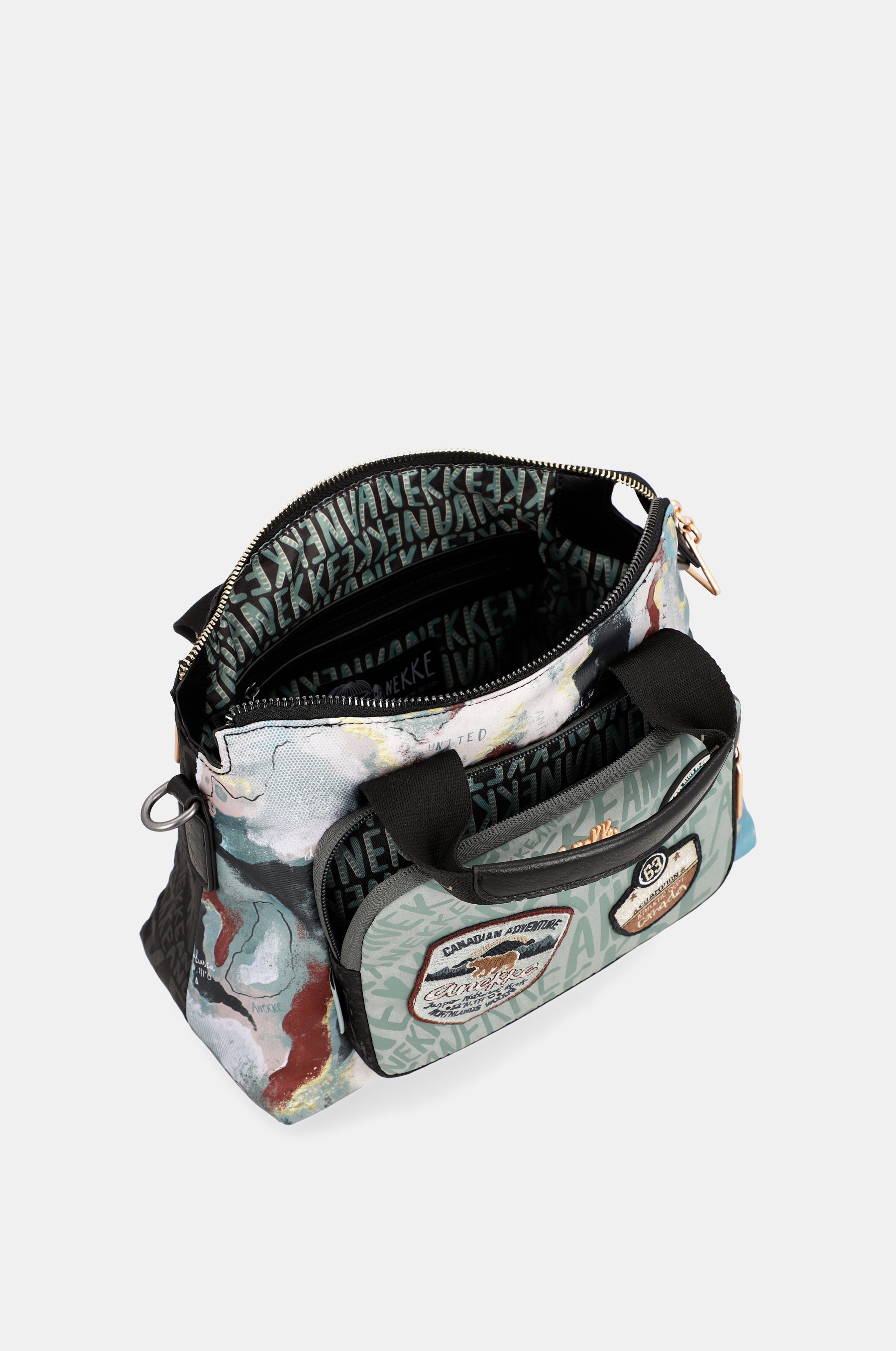 Nature Woods tote bag with pocket