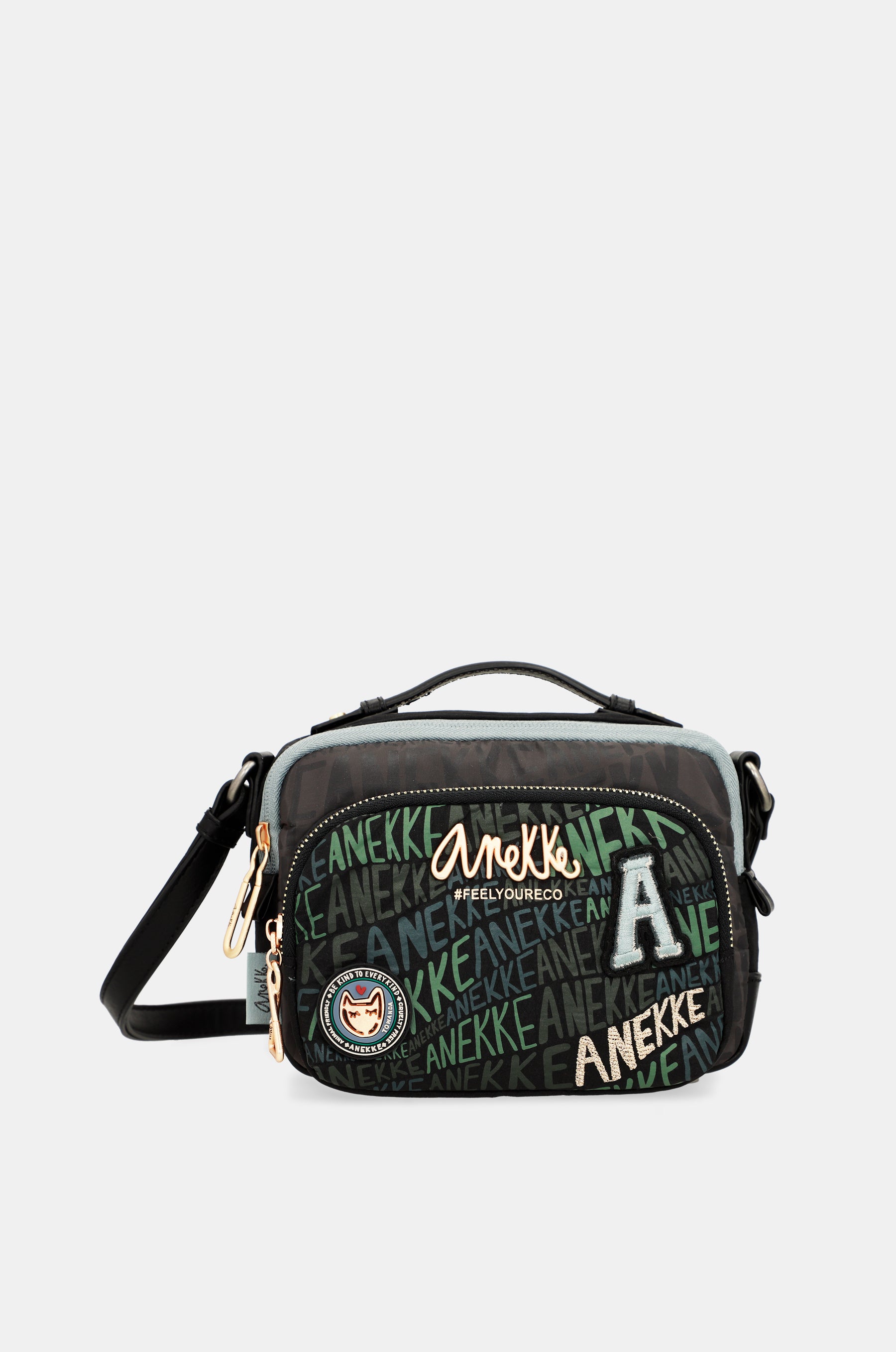 Nature Woods printed shoulder bag
