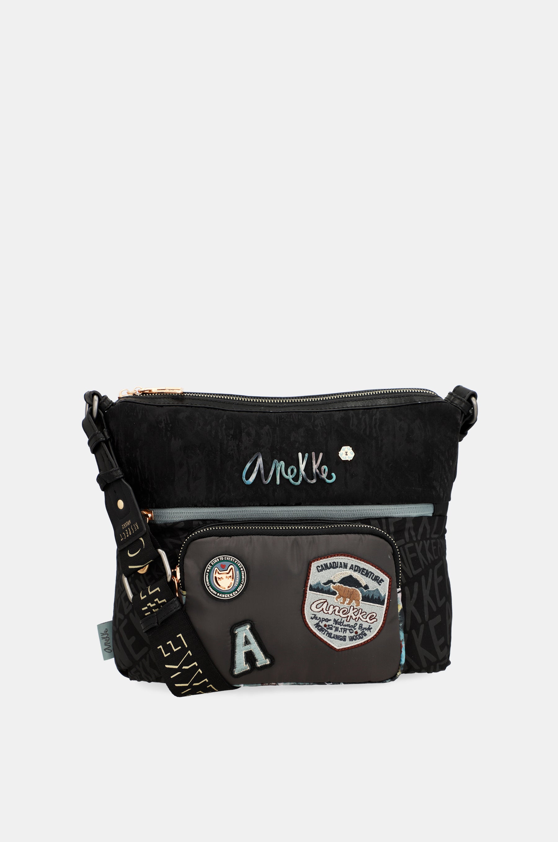 Nature Woods large shoulder bag