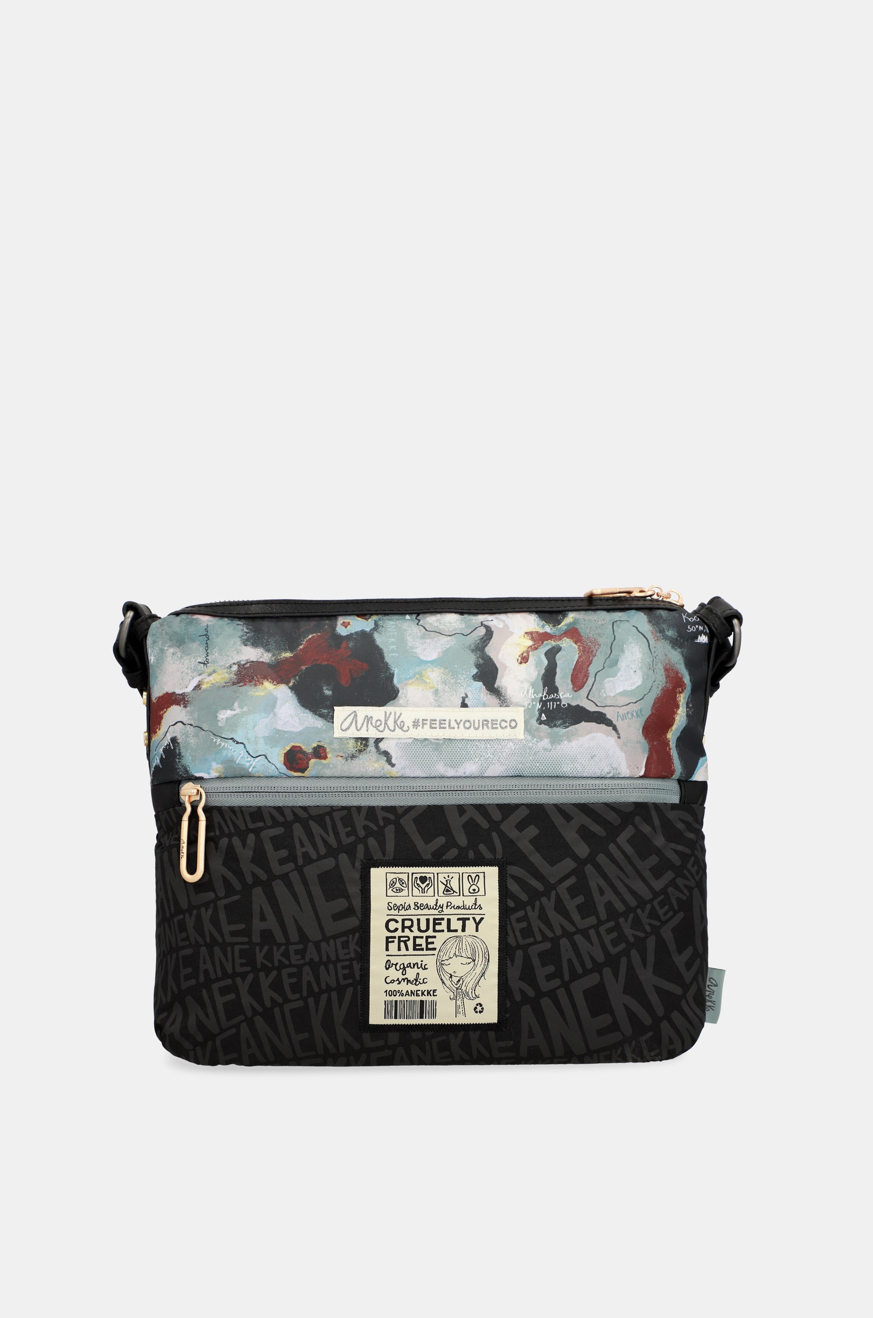 Nature Woods large shoulder bag