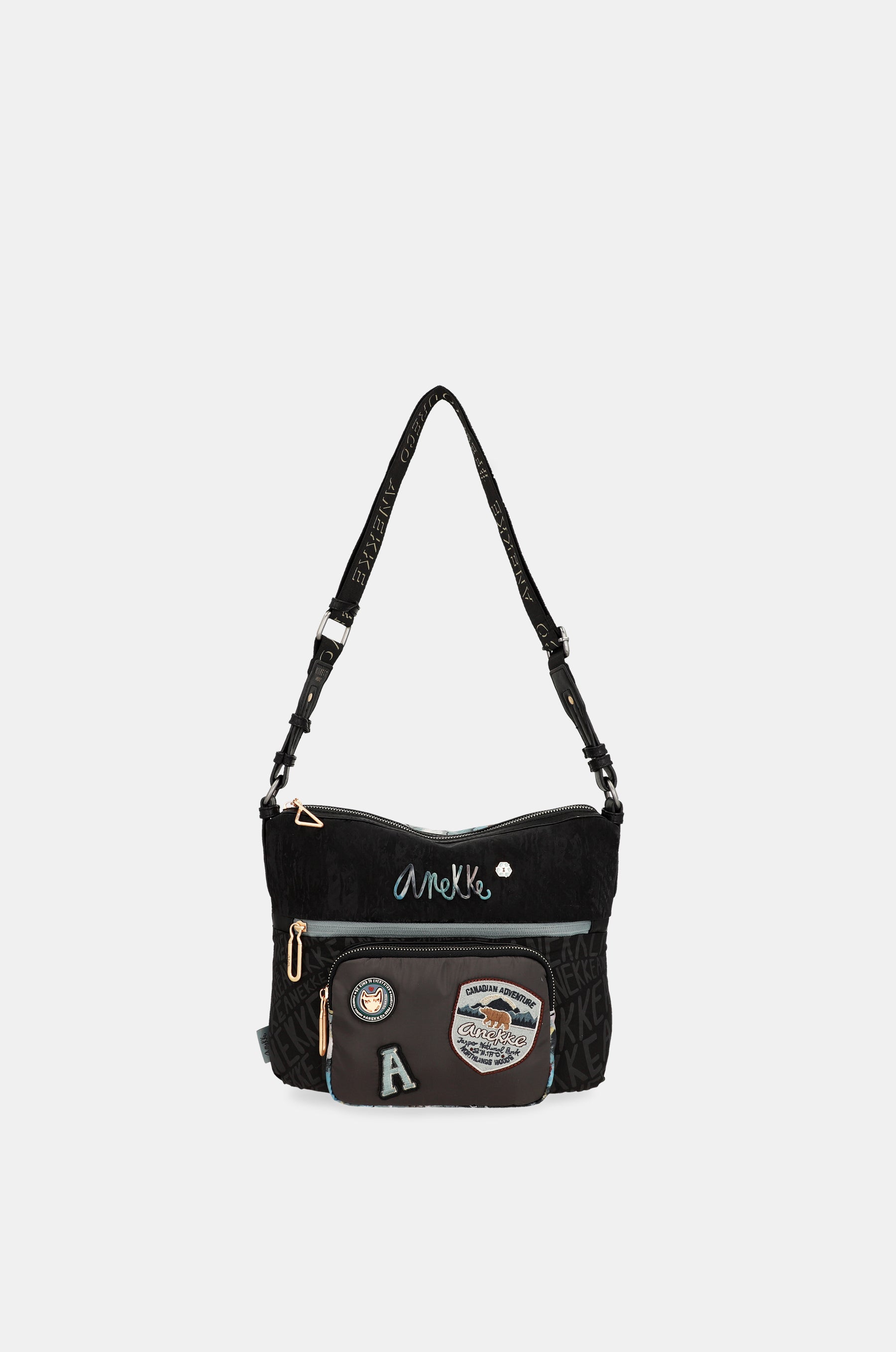 Nature Woods large shoulder bag
