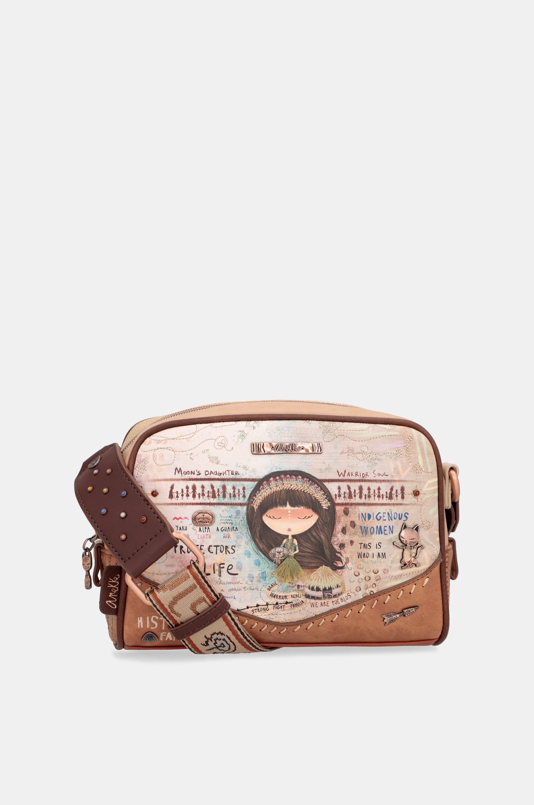 Menire printed crossbody bag