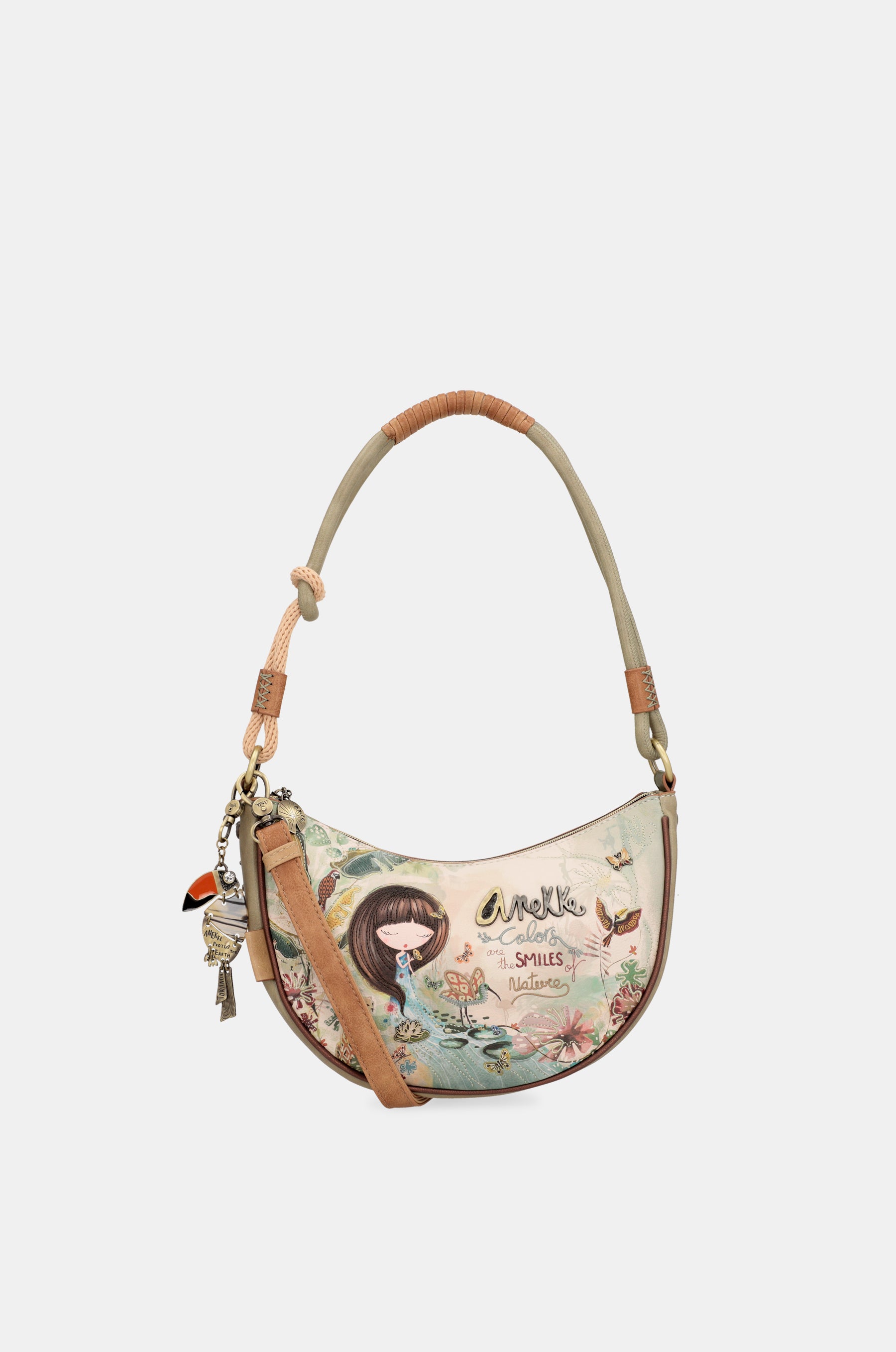 Amazonia oval crossbody bag plus messenger bag