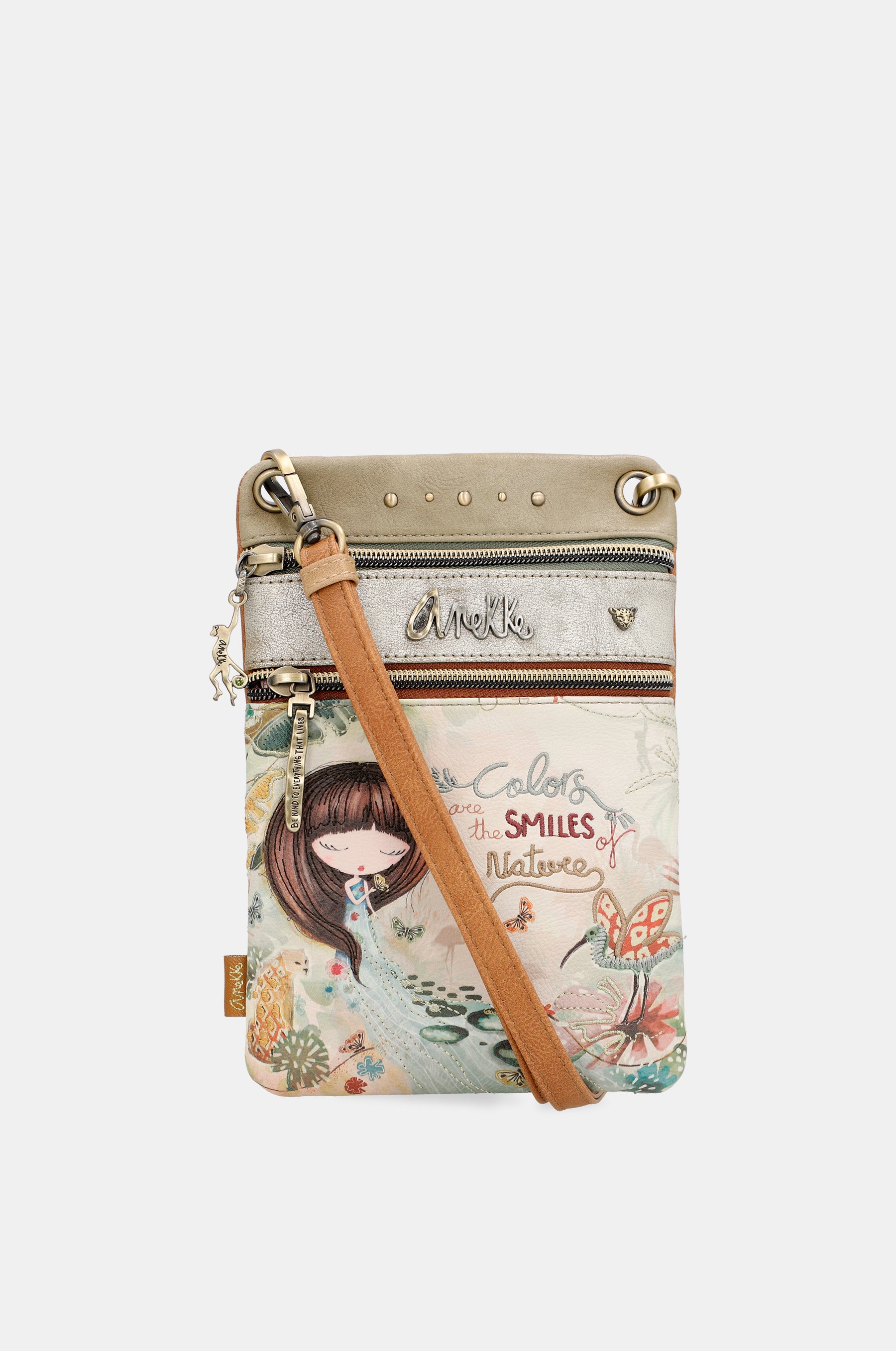 Amazonia mini crossbody bag with double compartment