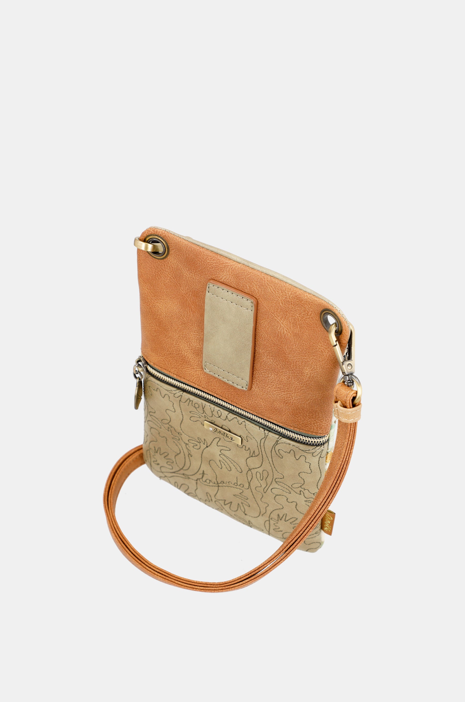 Amazonia mini crossbody bag with double compartment