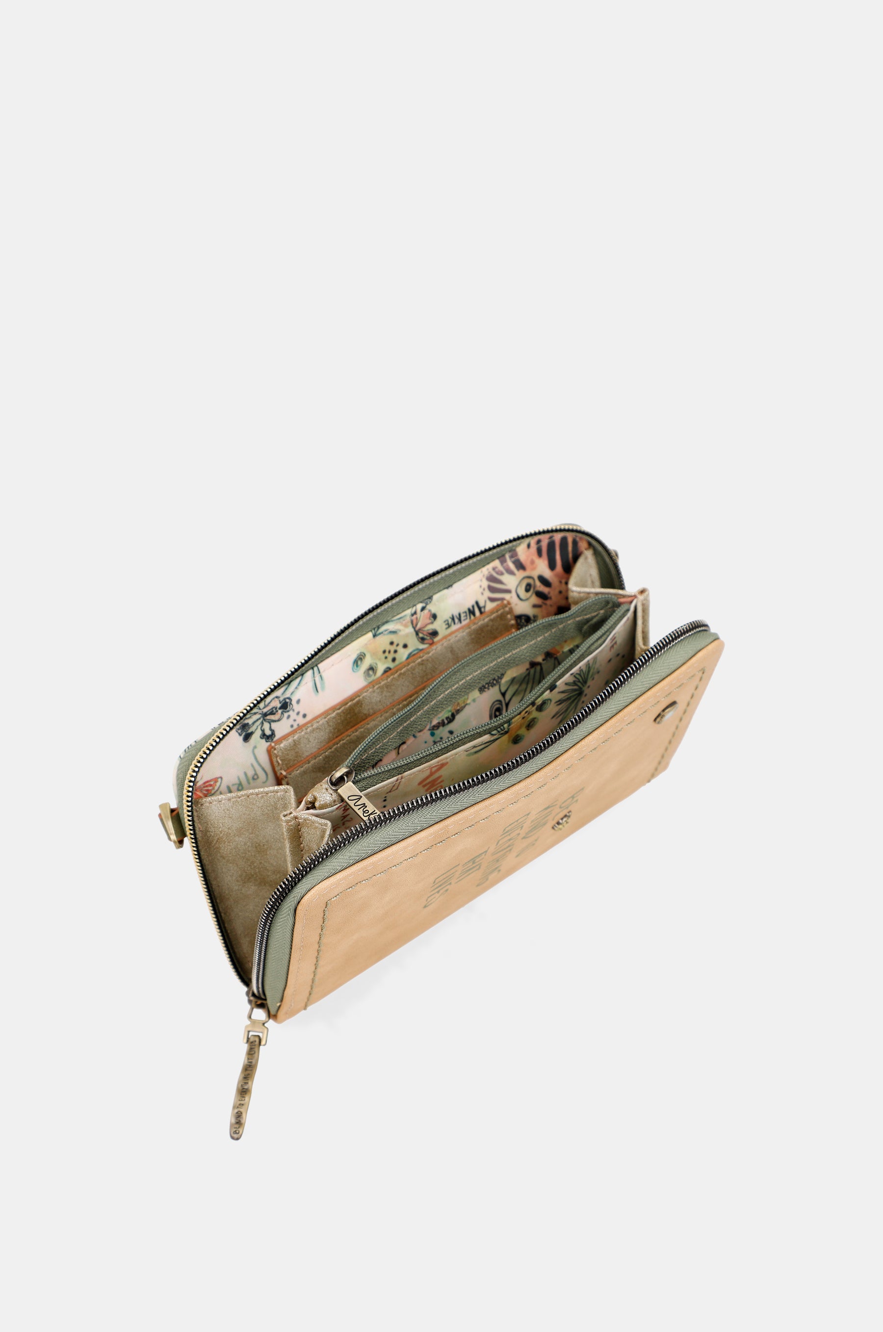 Butterfly 2 in 1 messenger and wallet bag