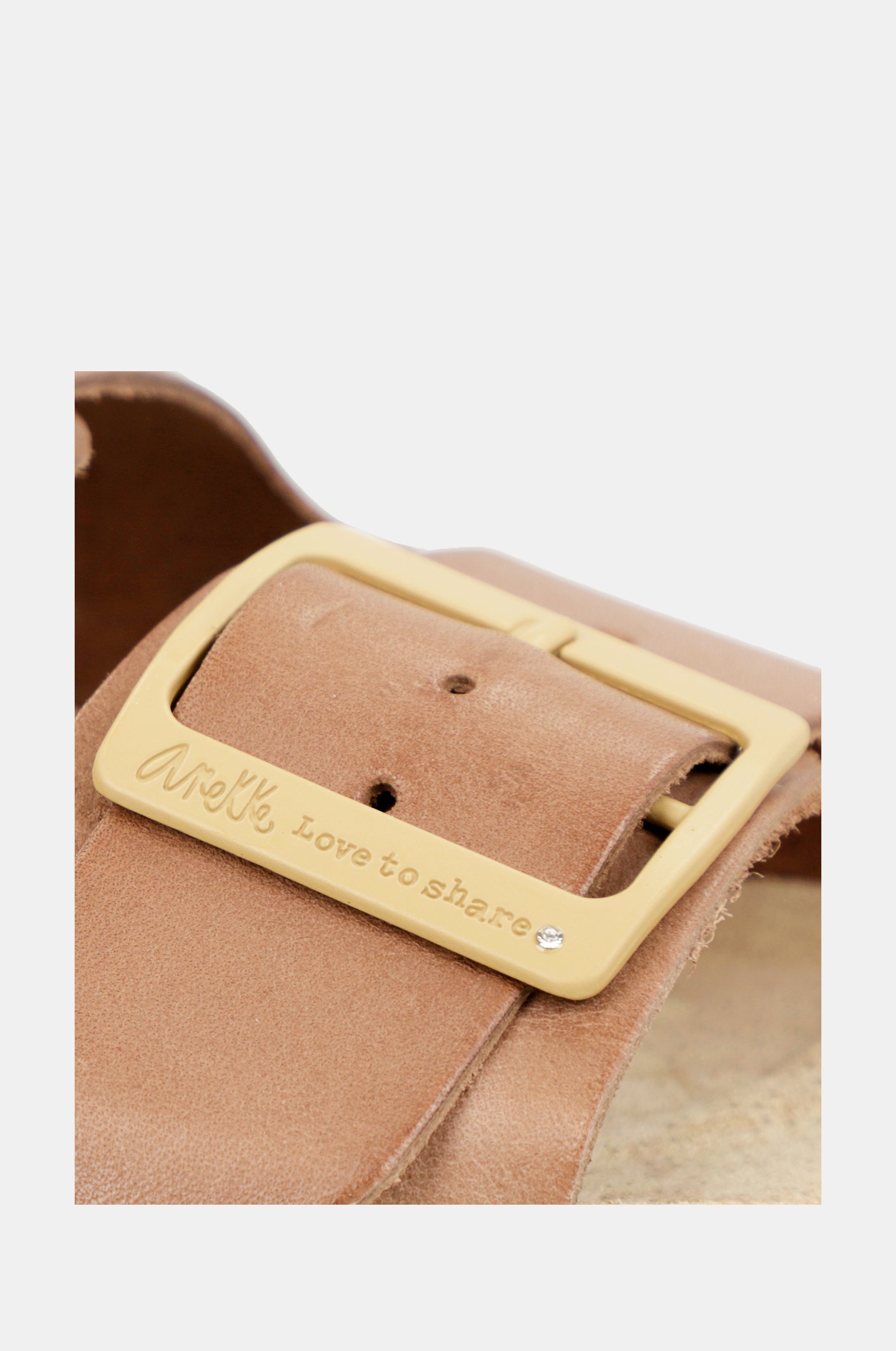 Amazonia light brown women's bio sandals