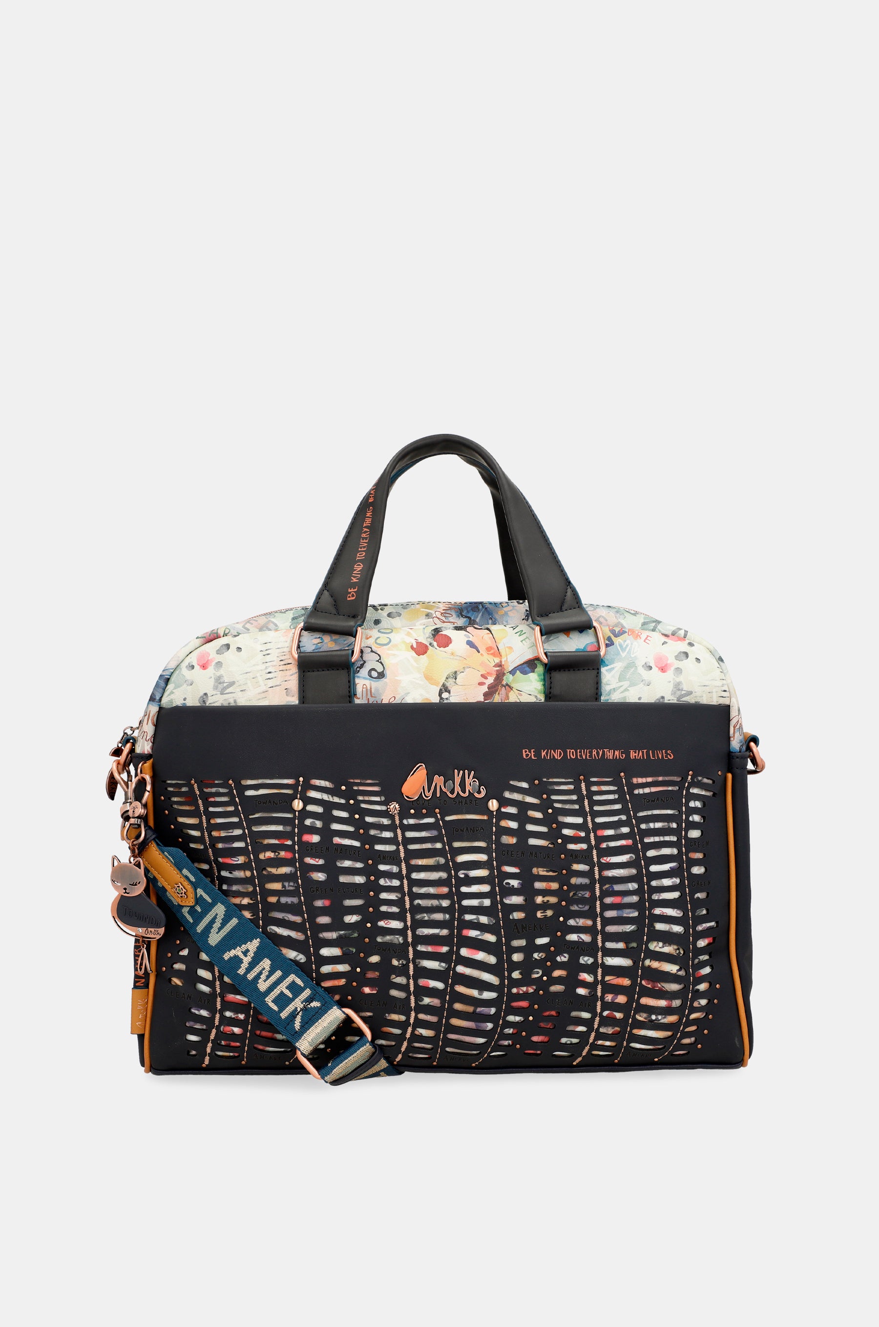 Nature Pachamama navy blue document holder