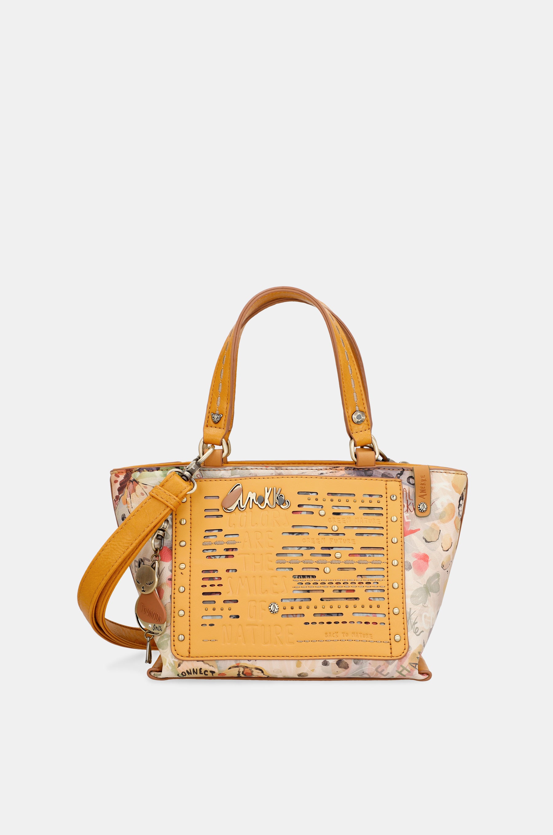 Nature Pachamama ochre tote bag