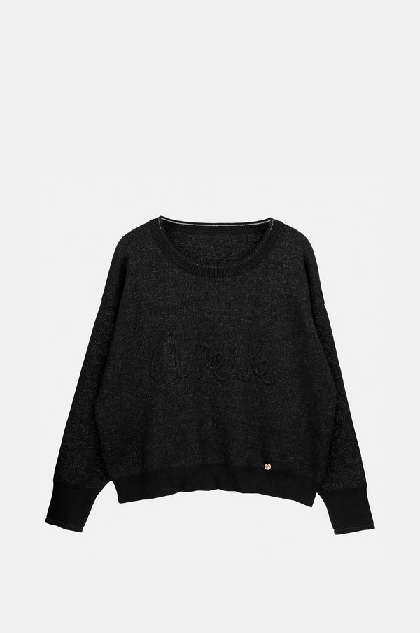 Black Contemporary Sweater