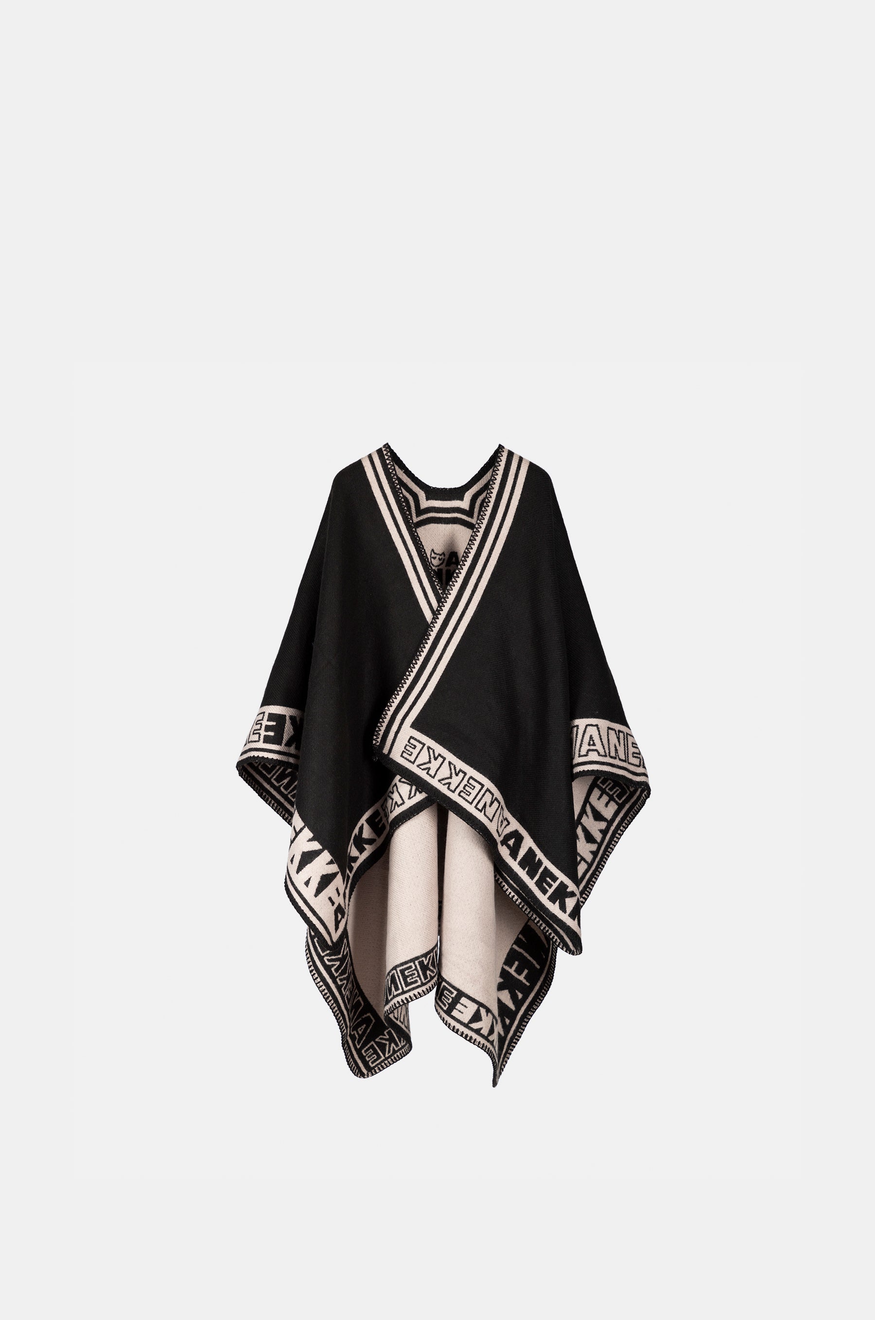 Black Shodō Poncho