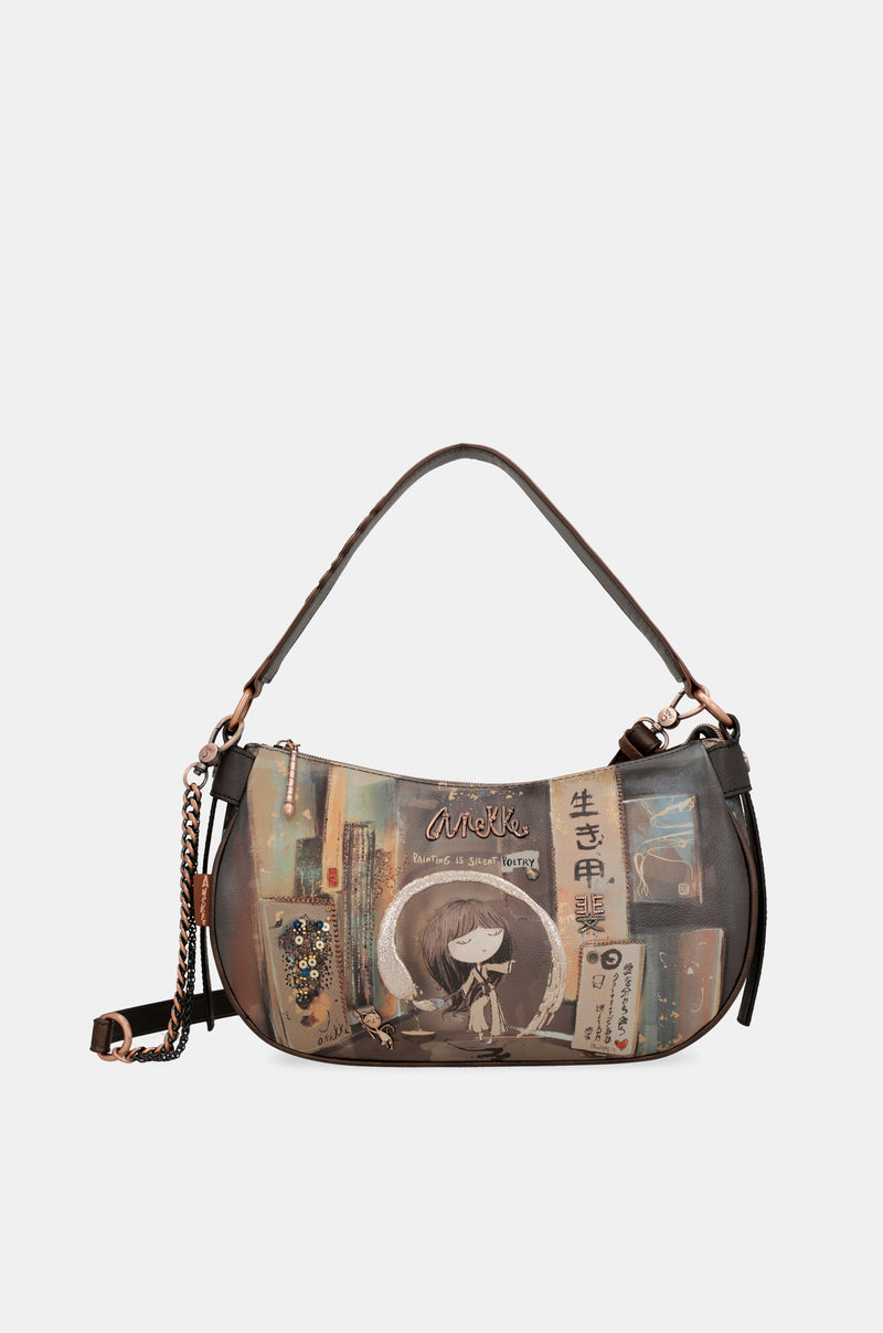 Shōen oval bag with chain
