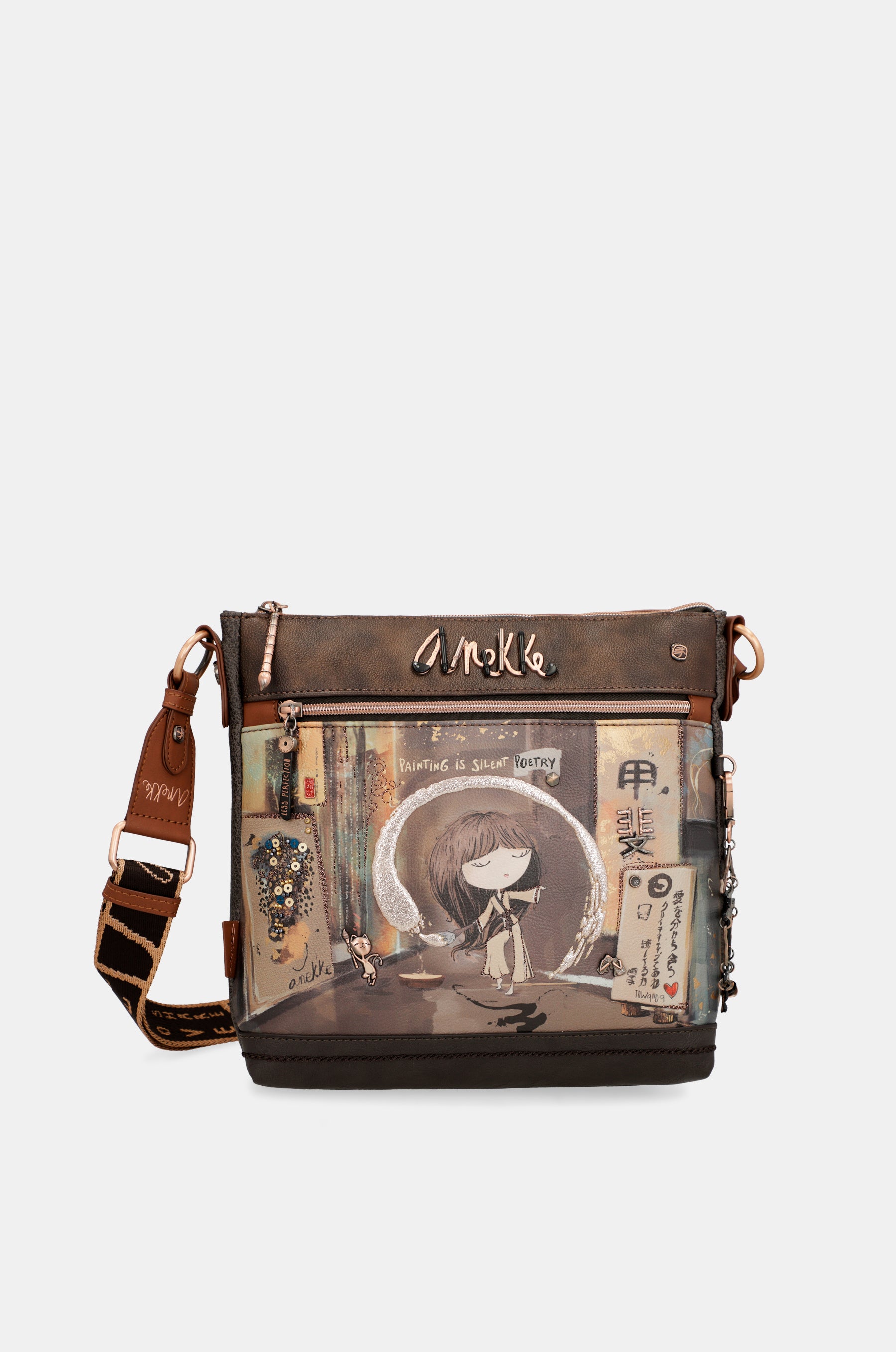 Shōen medium brown shoulder bag