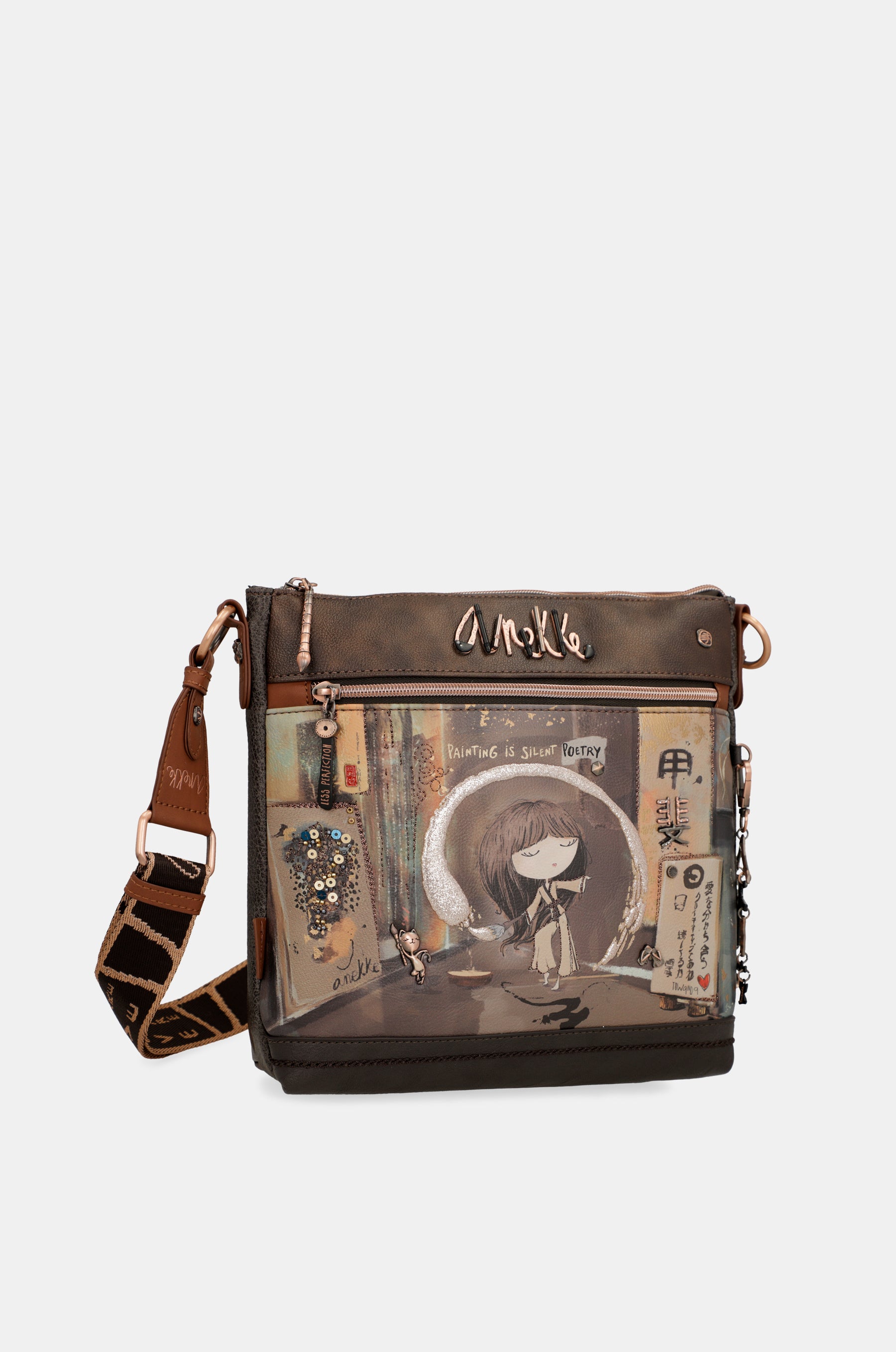 Shōen medium brown shoulder bag