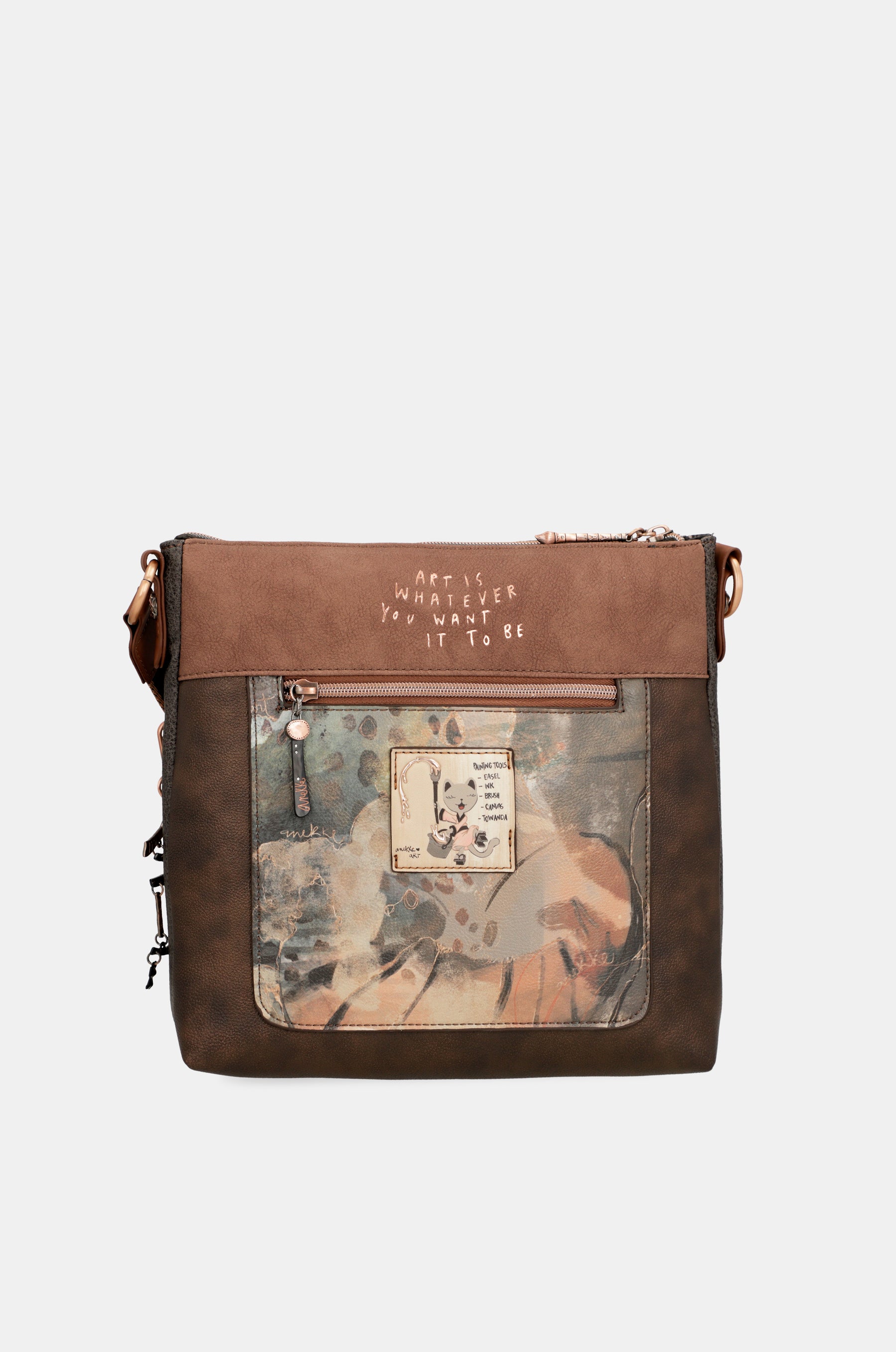 Shōen medium brown shoulder bag