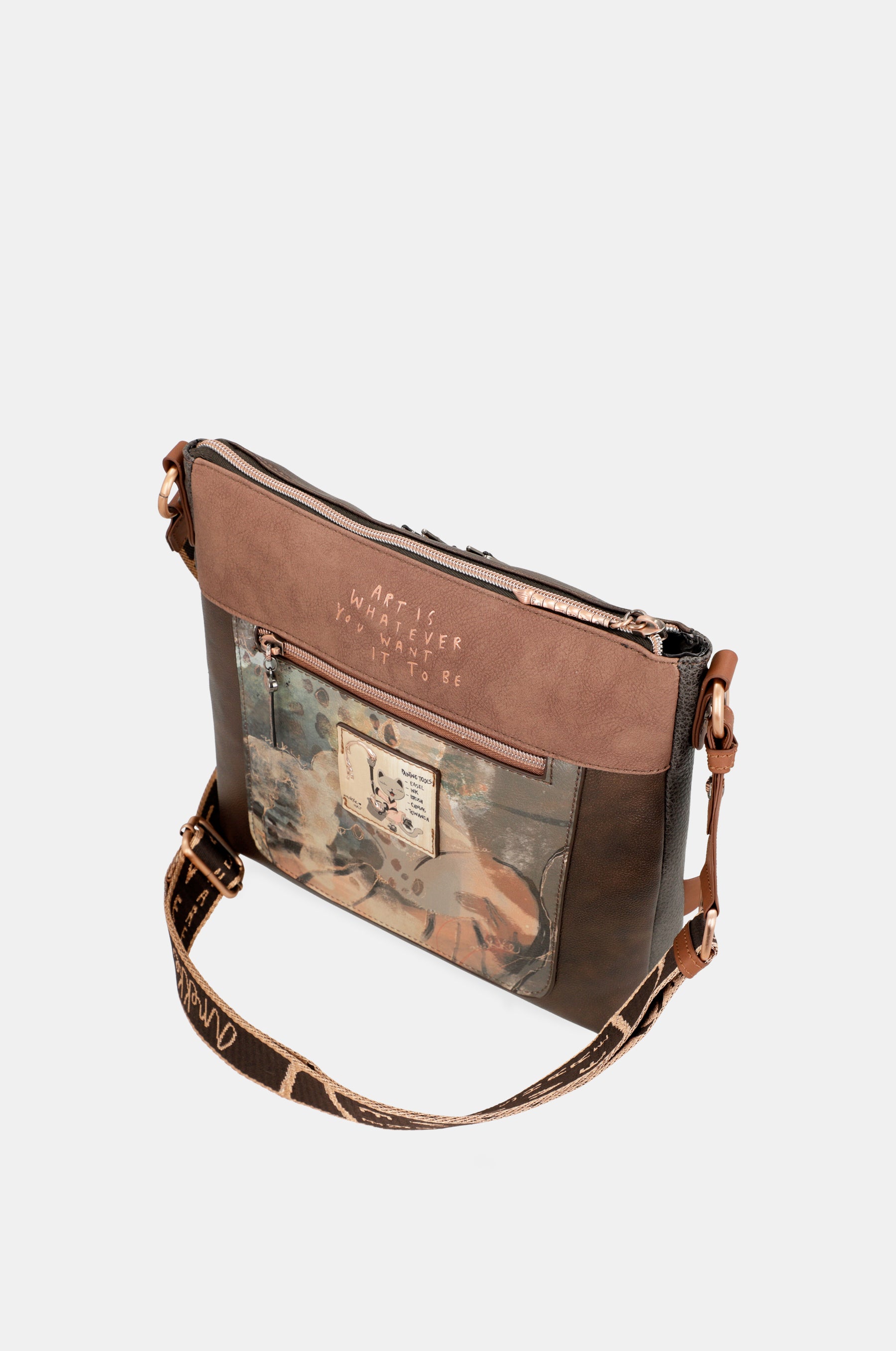 Shōen medium brown shoulder bag