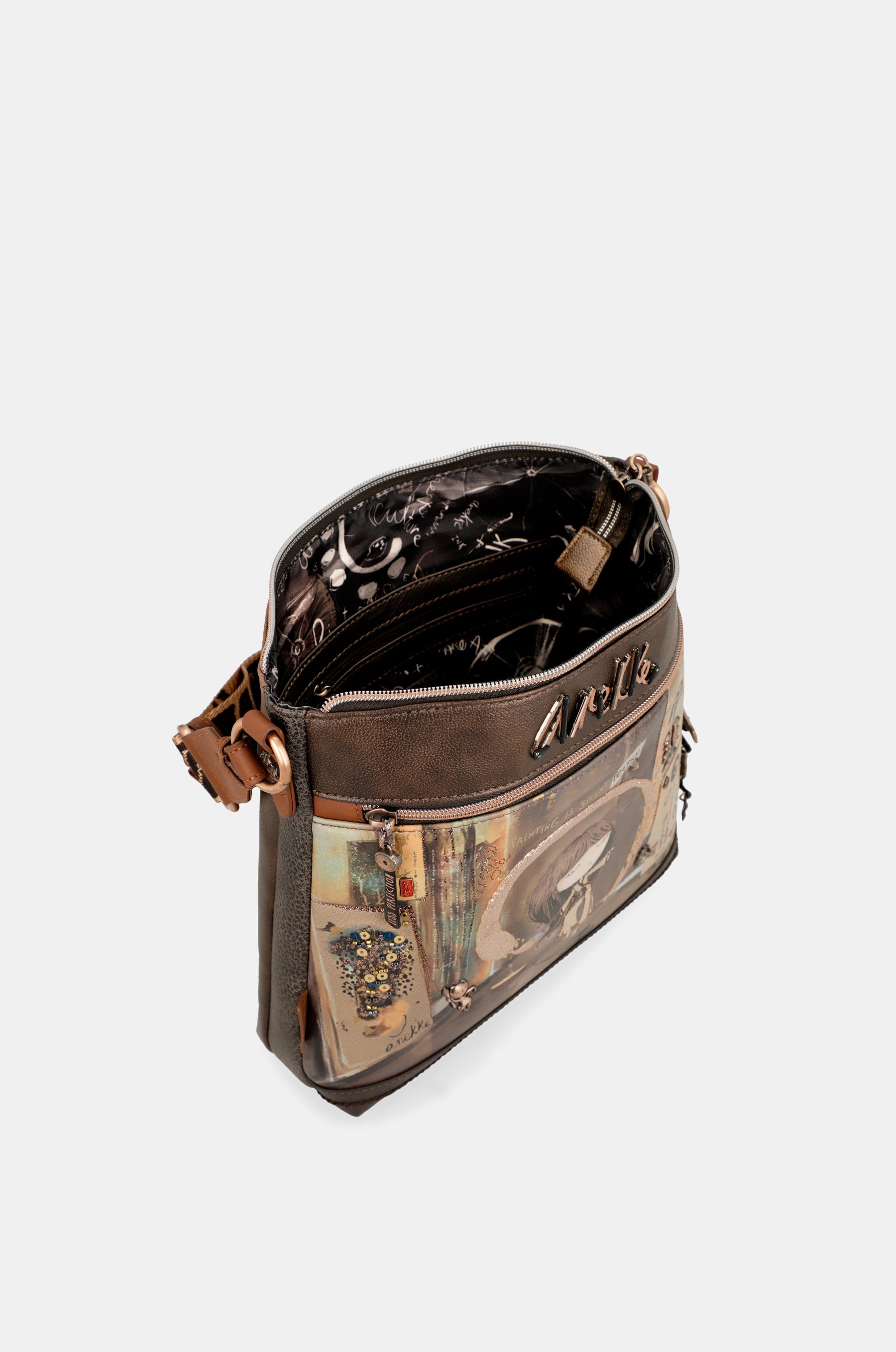 Shōen medium brown shoulder bag