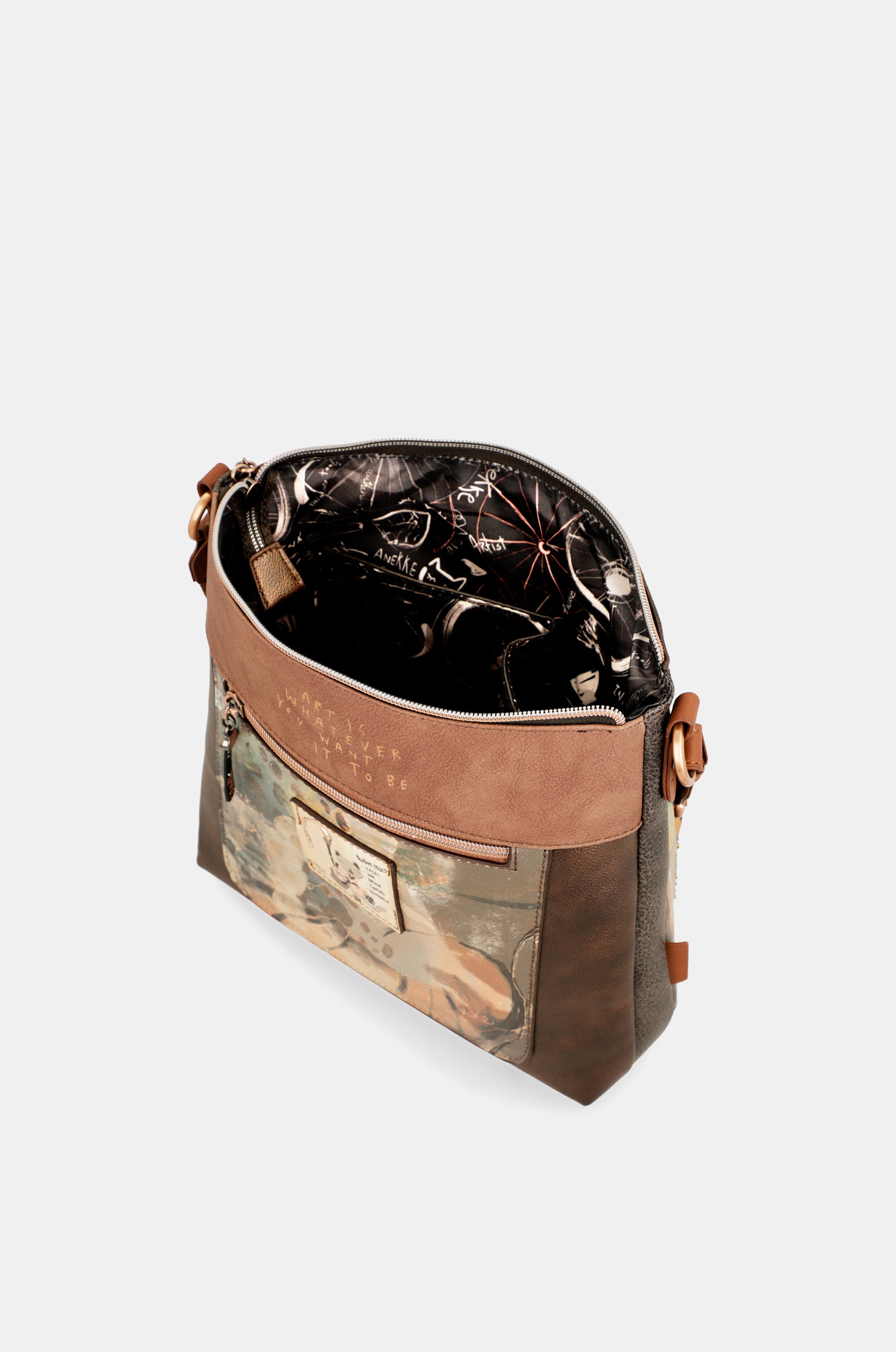 Shōen medium brown shoulder bag