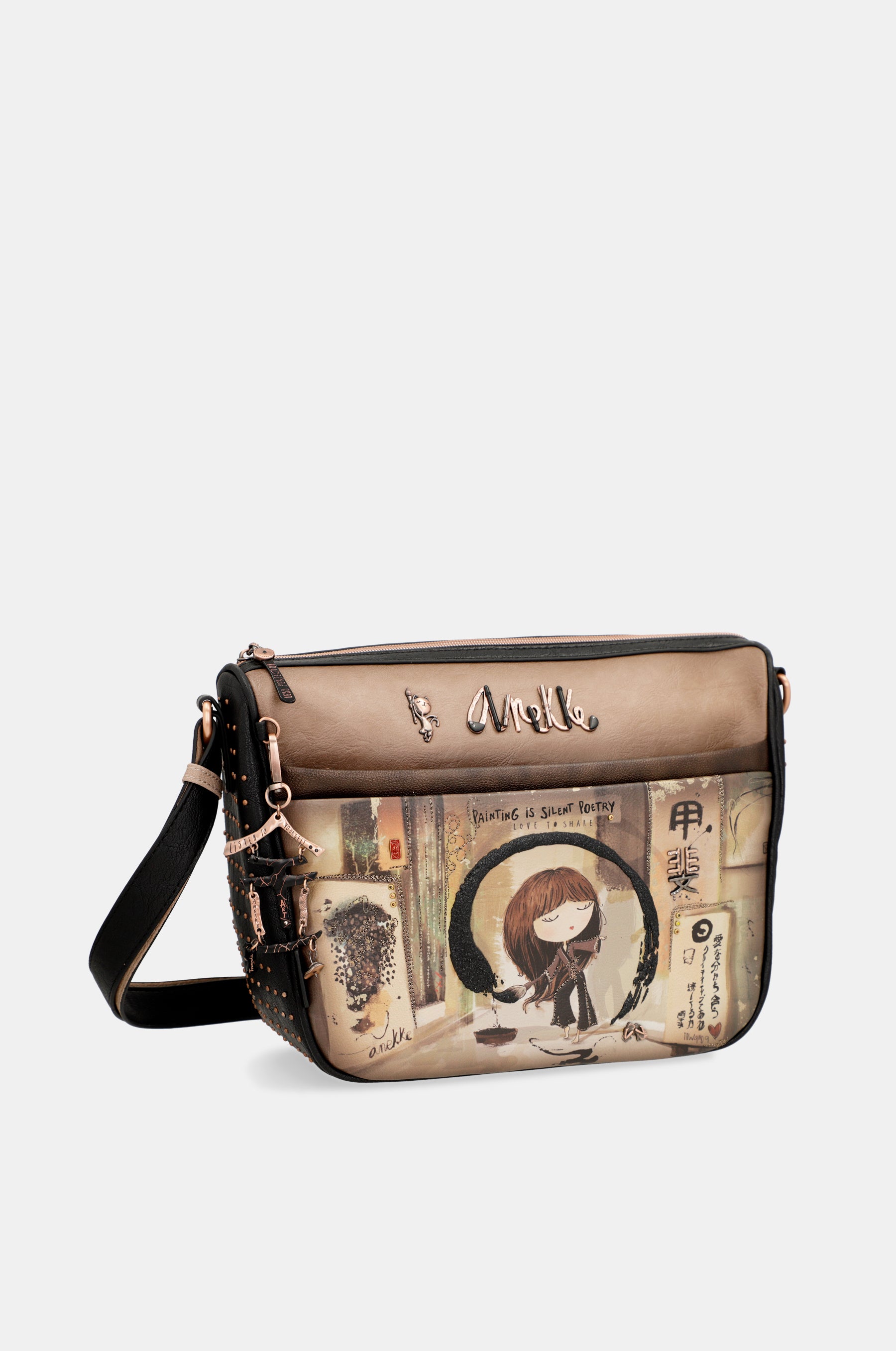 Shōen large shoulder bag with pockets